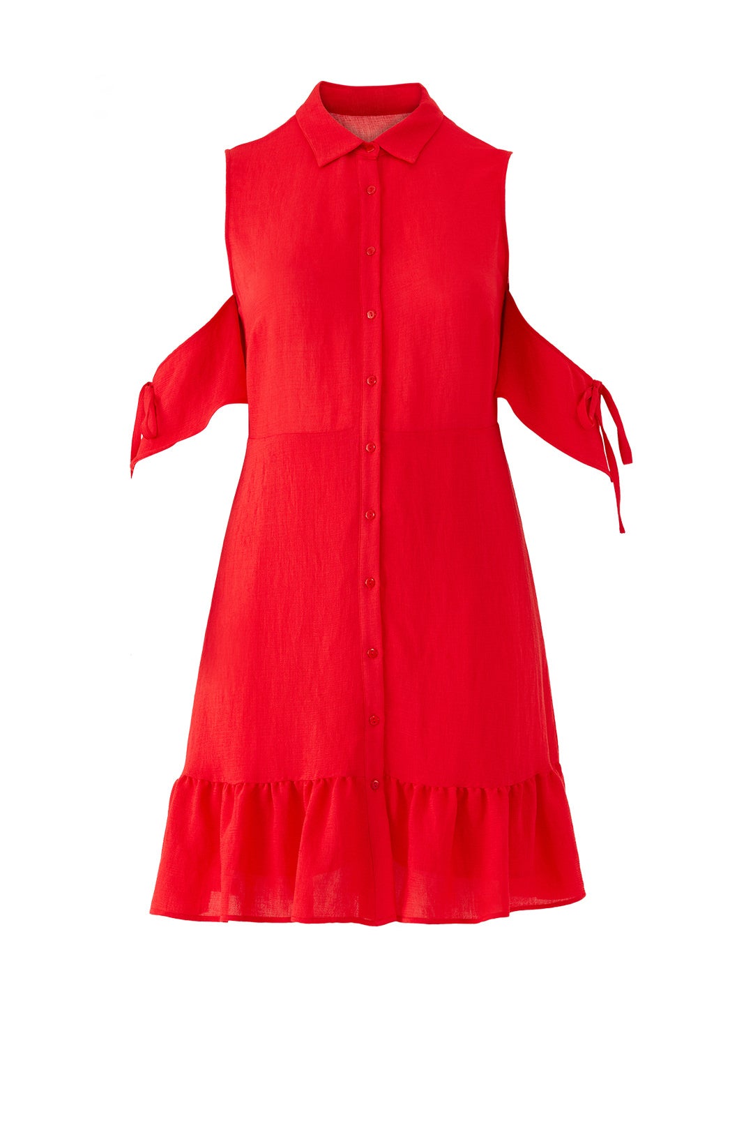Cold Shoulder Shirtdress by LOST INK