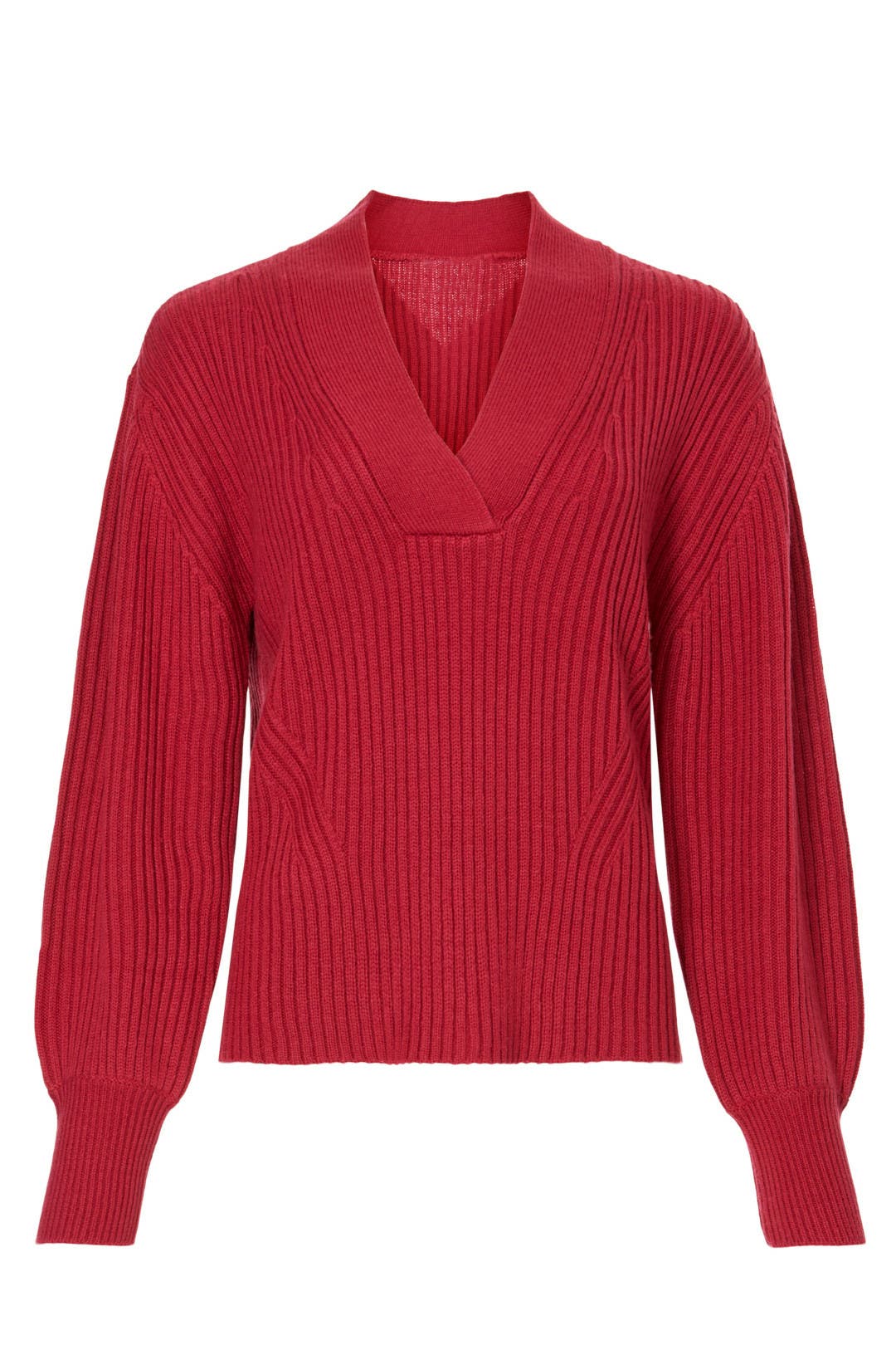 Red V-neck Sweater by Jason Wu x RTR | Rent the Runway