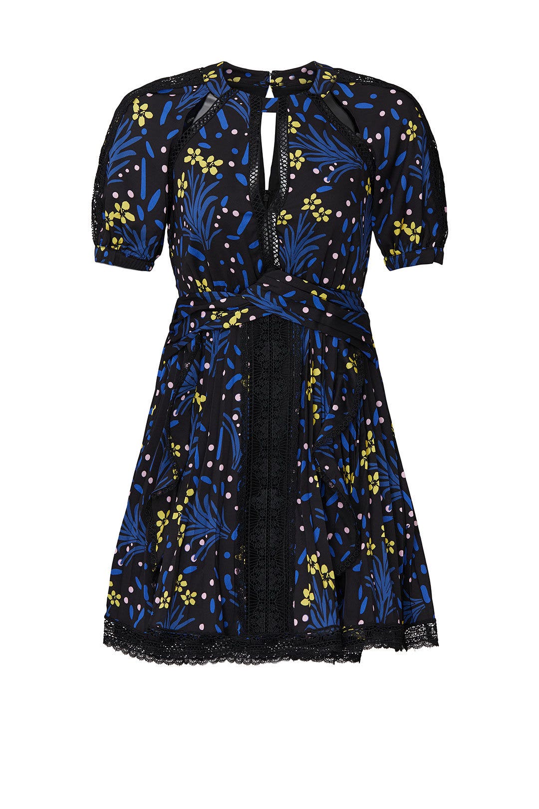 Wildflower Printed Mini Dress by Self-Portrait 4