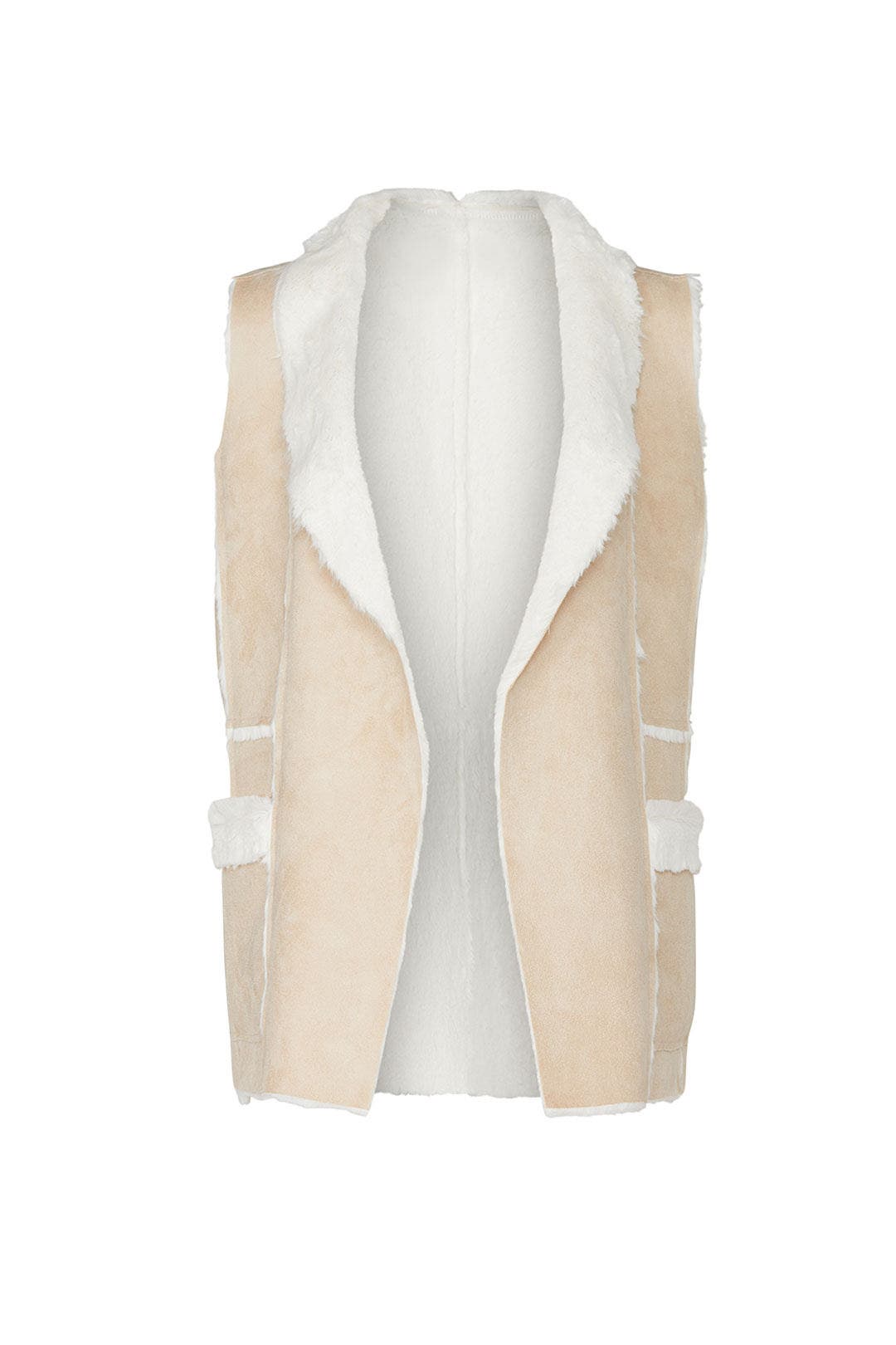 Chrissie Faux Fur Vest by cupcakes and cashmere 4