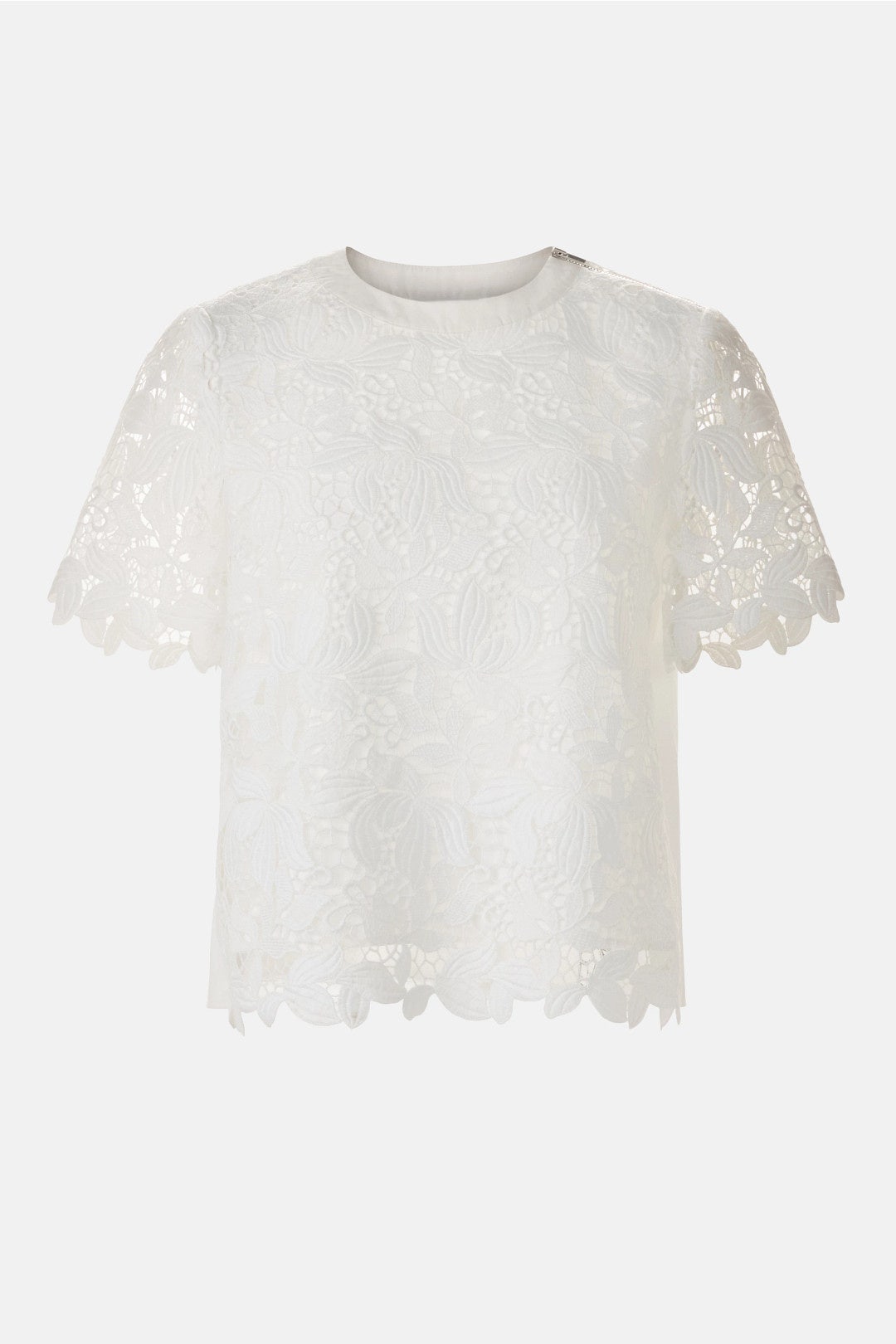 Lace Crew Neck Blouse by Derek Lam 10 Crosby x RTR