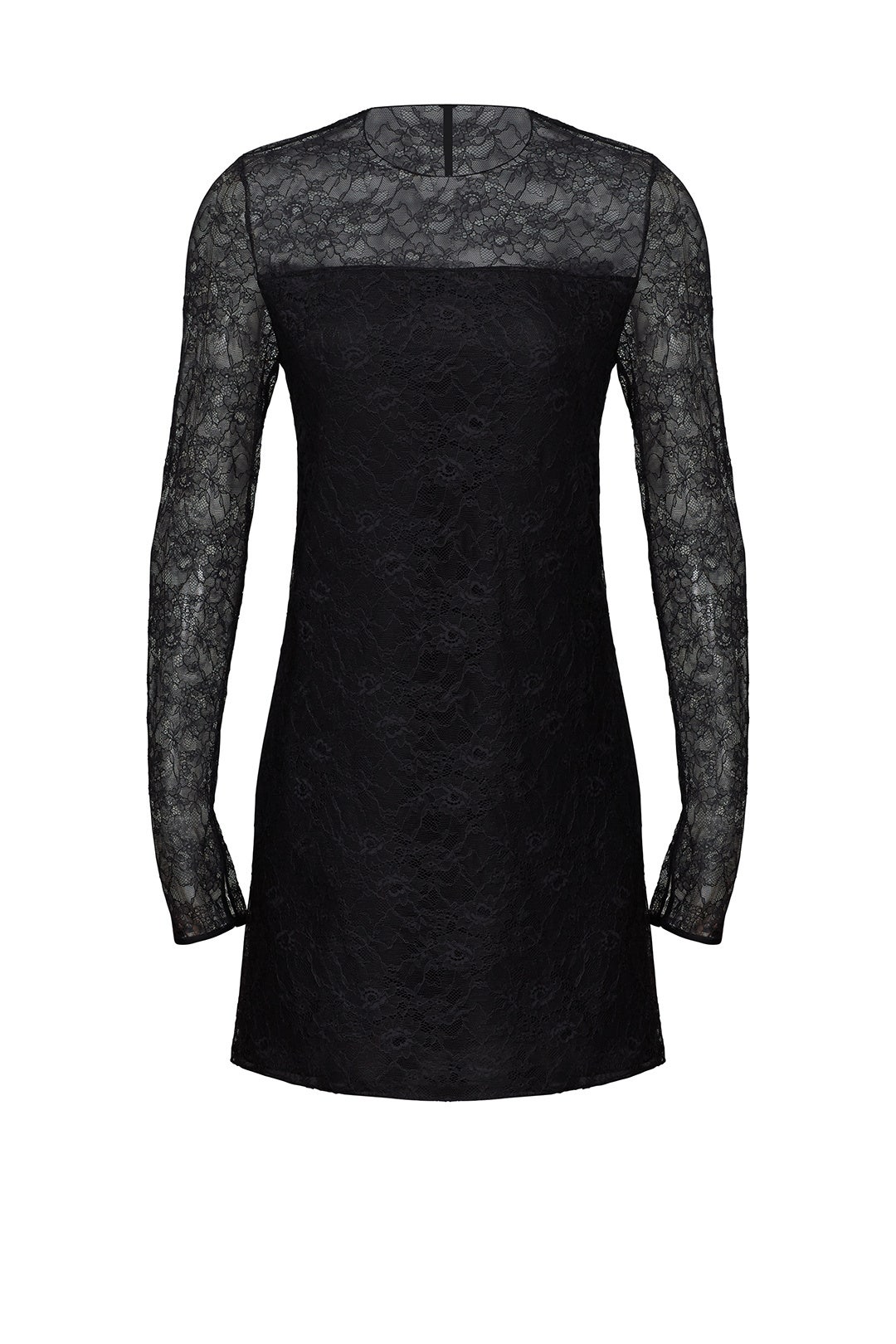 Black Lace Micro Dot Dress by Jason Wu Collection | Rent the Runway