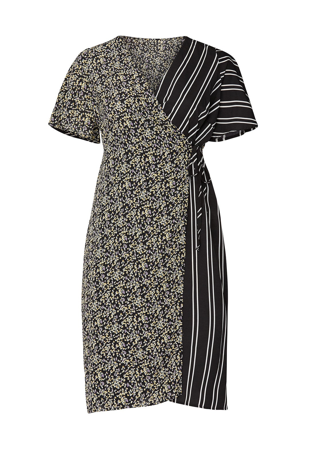 Mixed Print Midi Dress by LOST INK 3