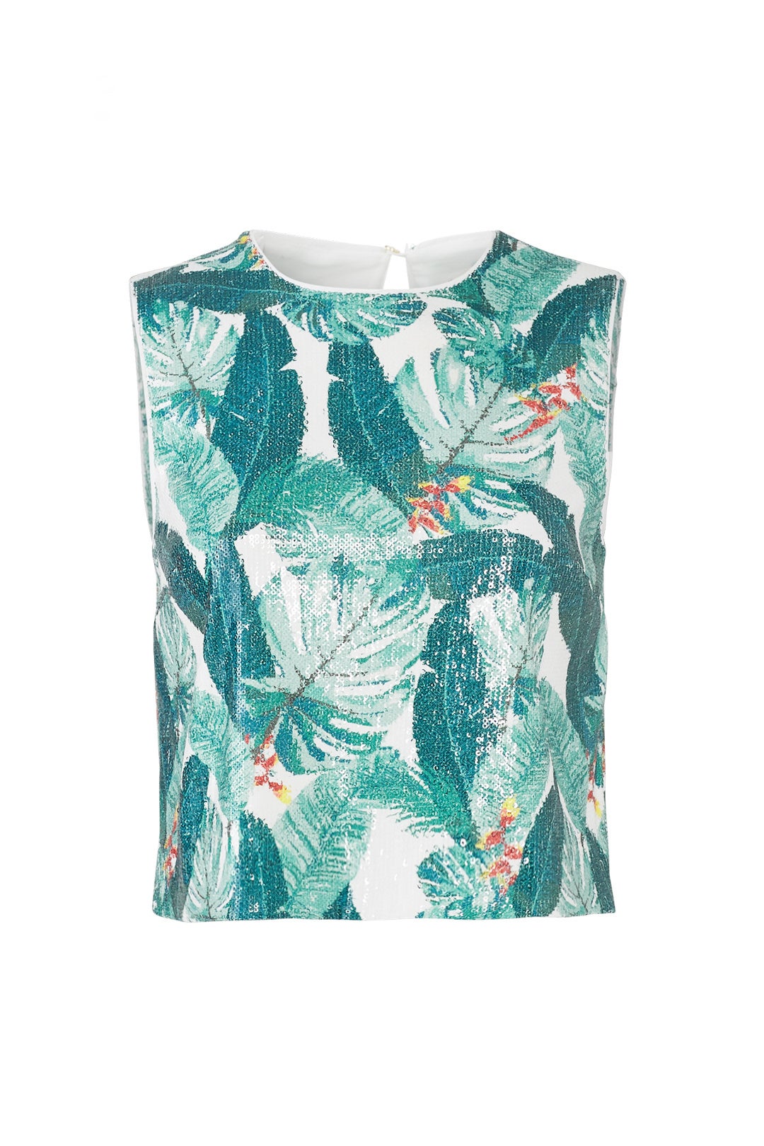 Tiana Palm Sequin Top by Rachel Zoe 3