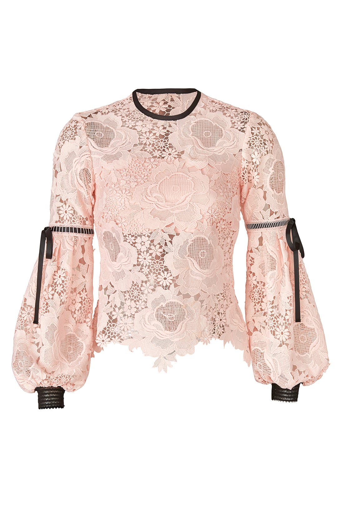 Pink Elva Lace Top by UnitedWood