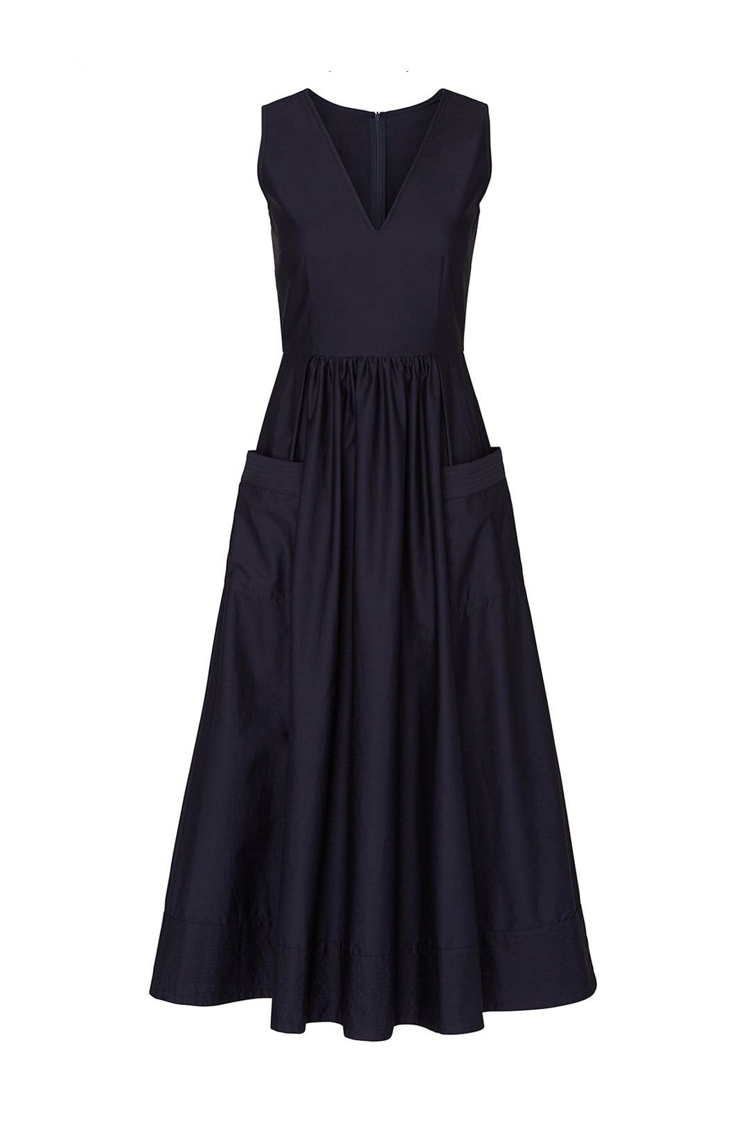 Sleeveless Trapunto Hem Dress by Co