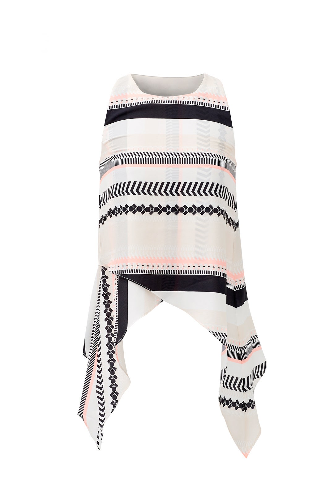 Asymmetrical Chevron Stripe Top by ELLIATT 3