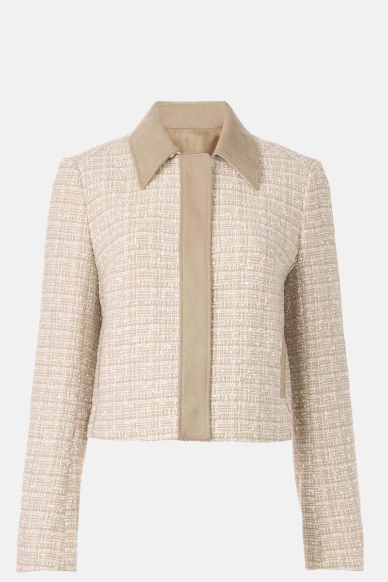 Jiaria Tweed Jacket by BOSS - Photo 4