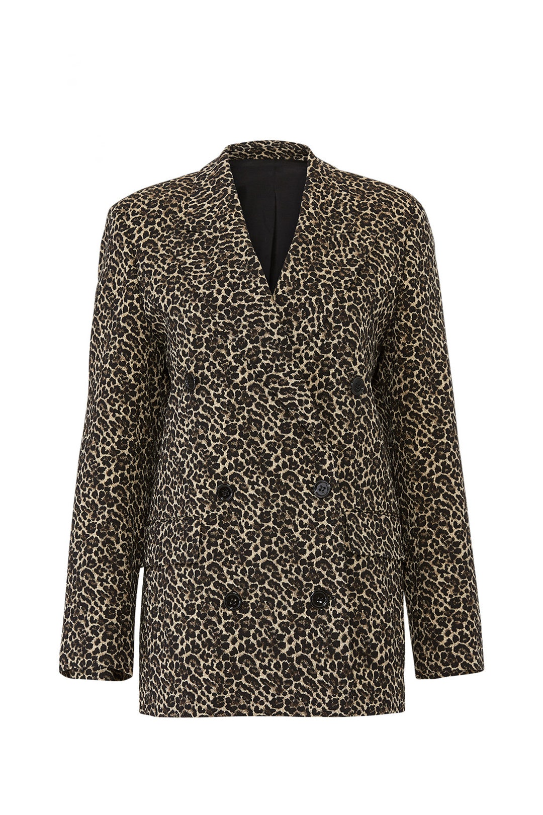 Leopard Double Breasted Blazer