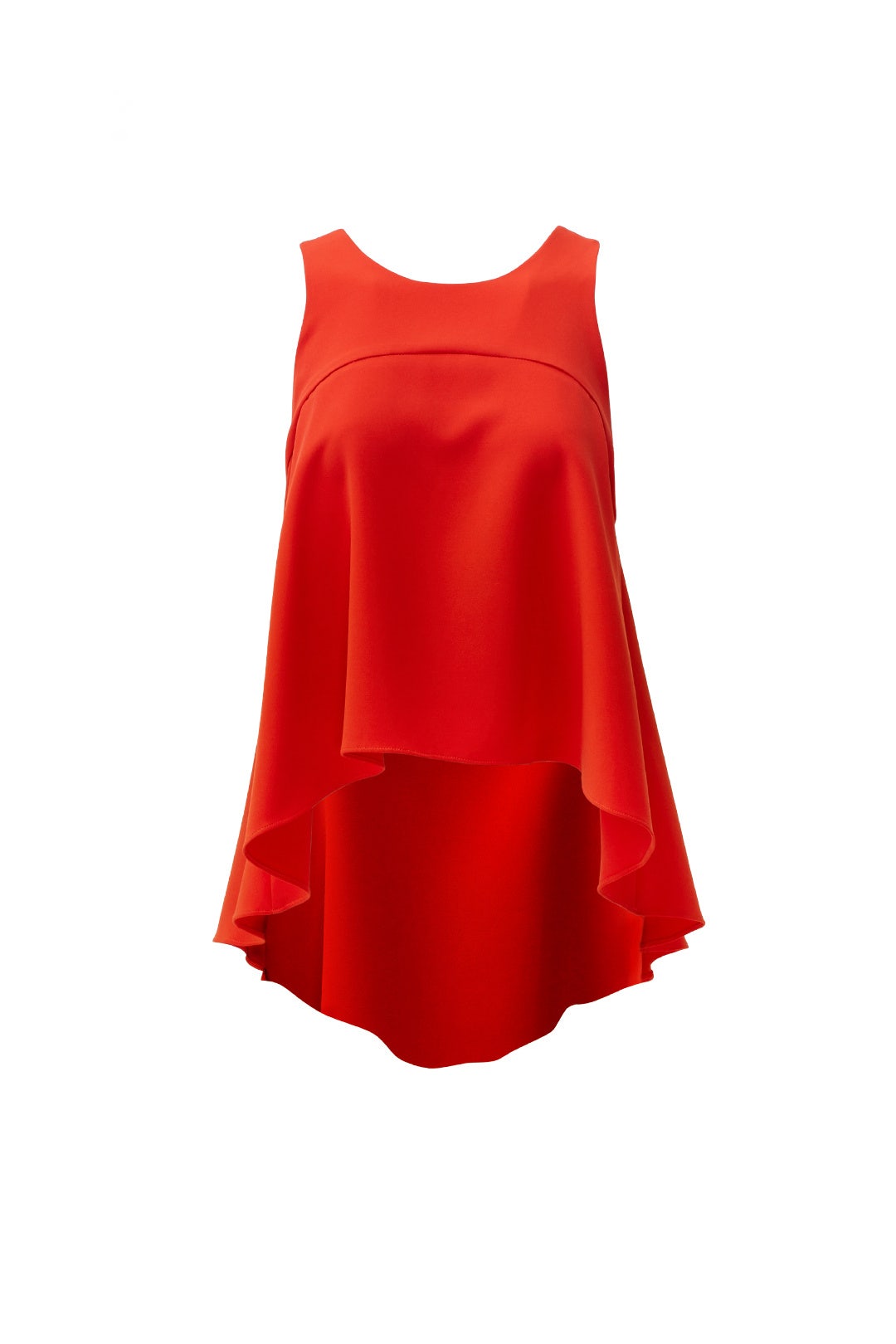 Red Trapeze Top by Milly