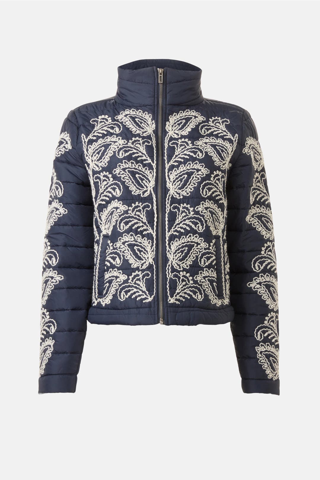 Quilted Faux Leather Trim Jacket by NIC + ZOE | Rent the Runway