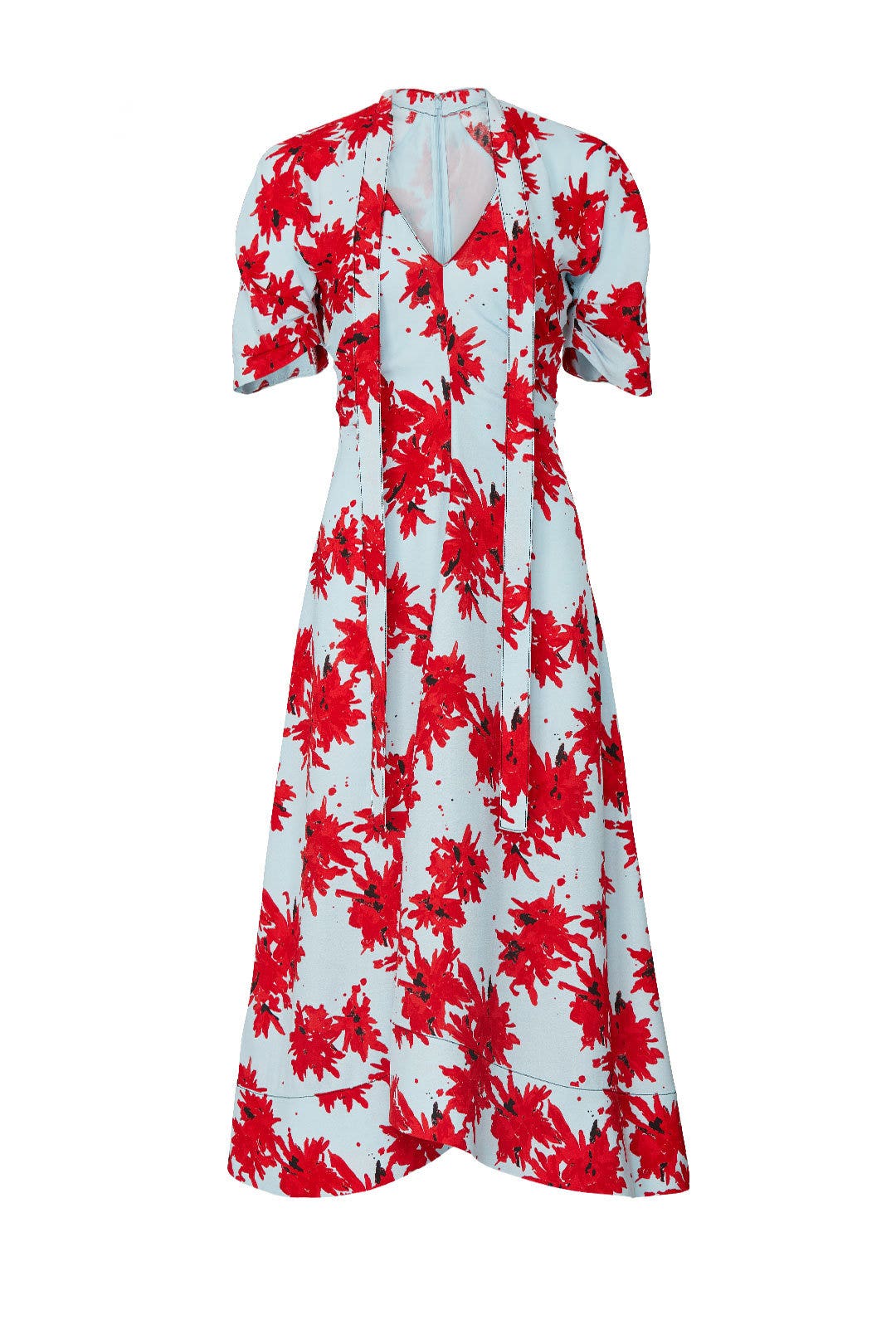 Floral Neck Tie Dress by Proenza Schouler 3
