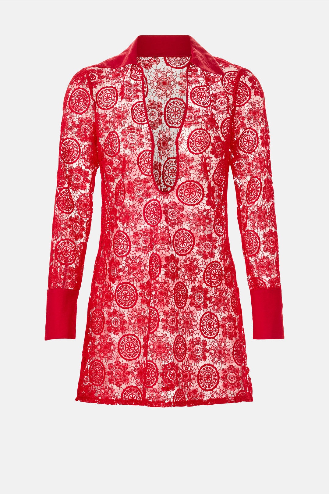 Collared Mini Cover Up Dress by Ronny Kobo x RTR