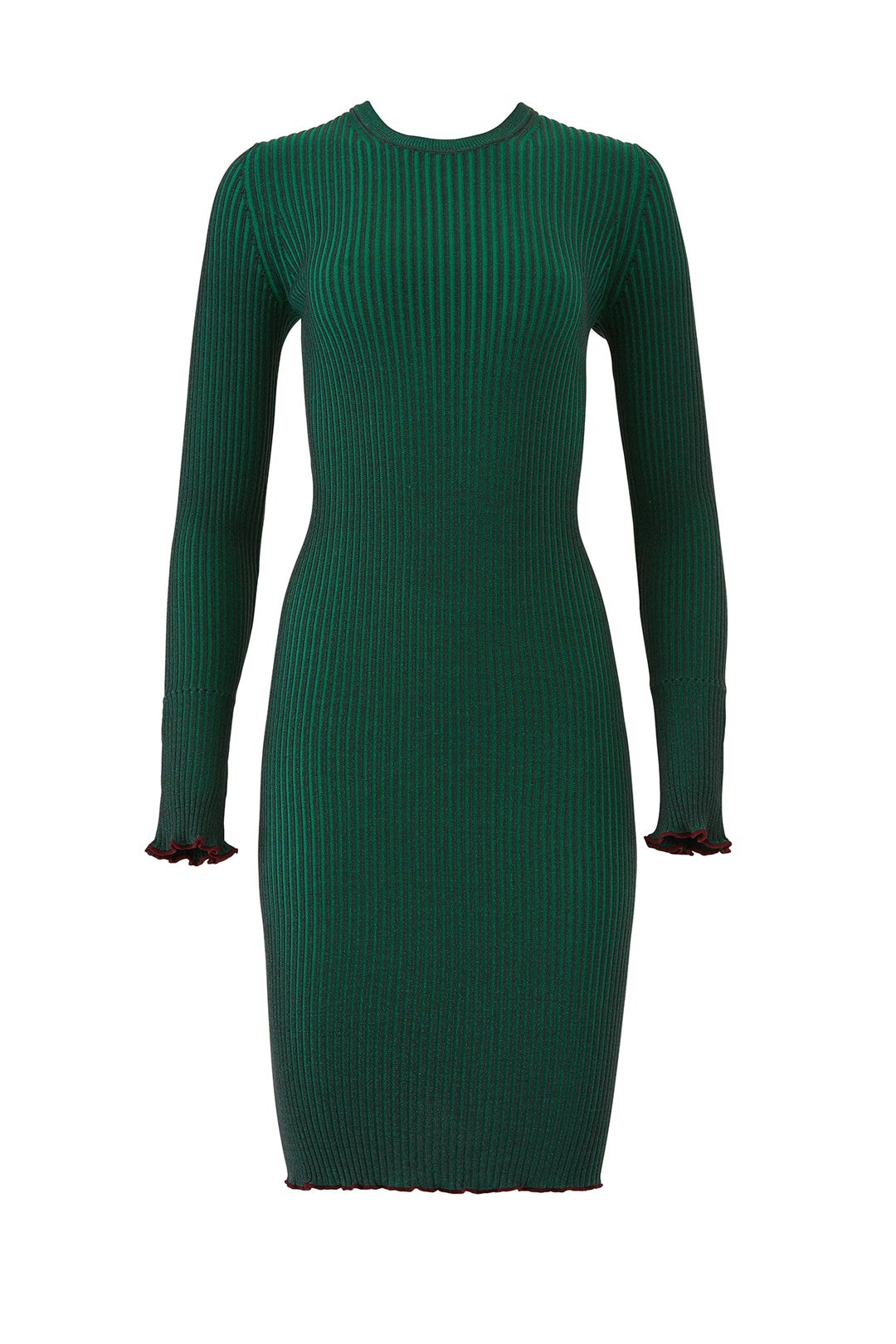 Green Rib Knitted Dress by Scotch & Soda 3