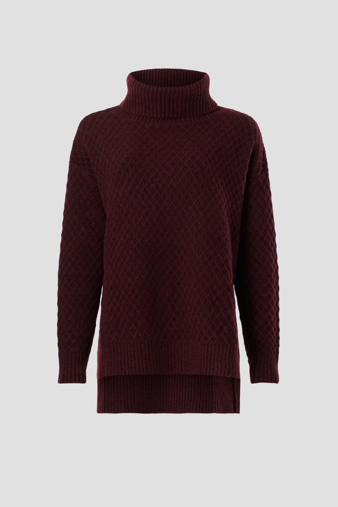 Louren Waffle Sailor Pullover チャコール｜カットソー(長袖/七分)