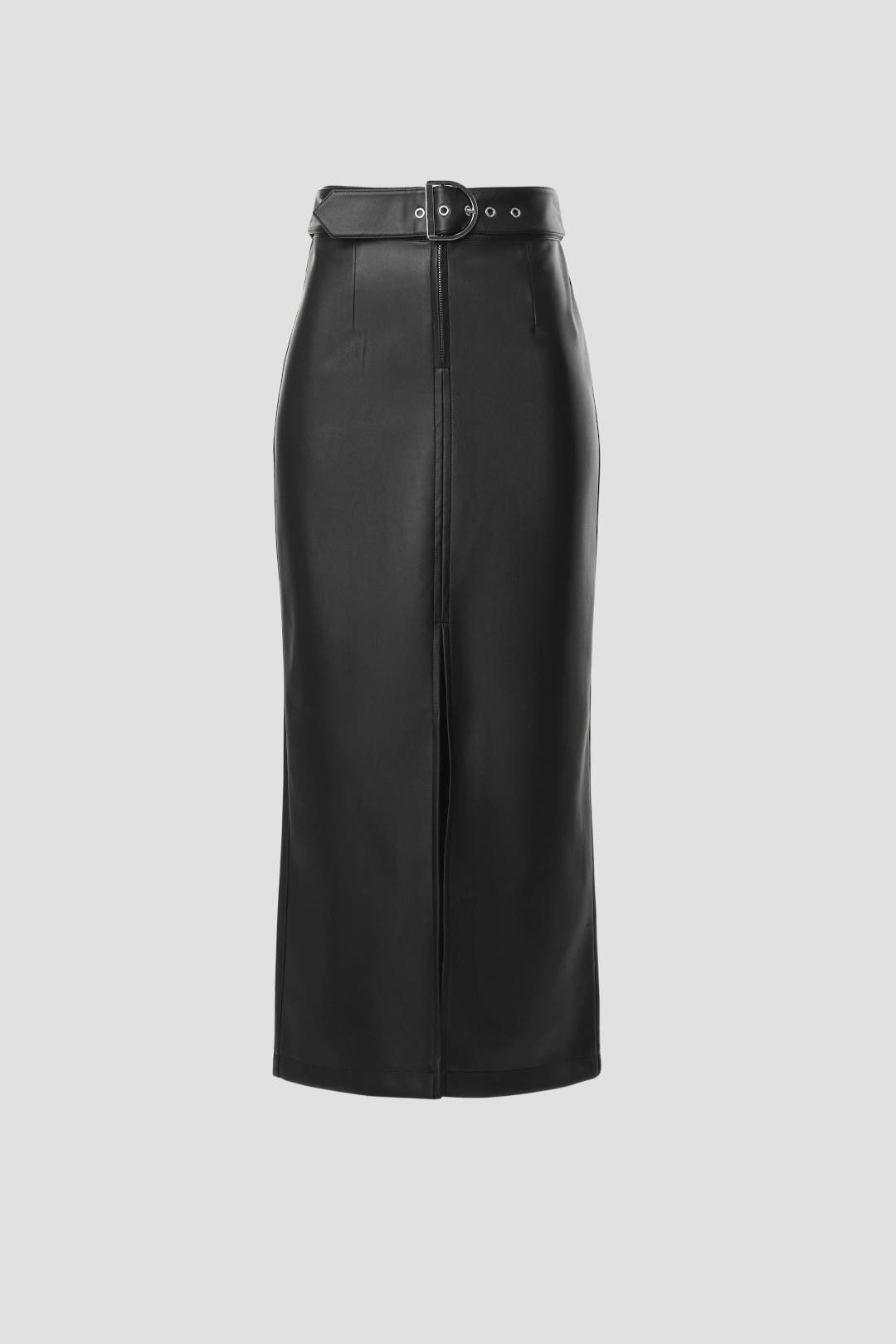 Faux Leather Maxi Skirt by ASHLEY PARK x RTR | Rent the Runway