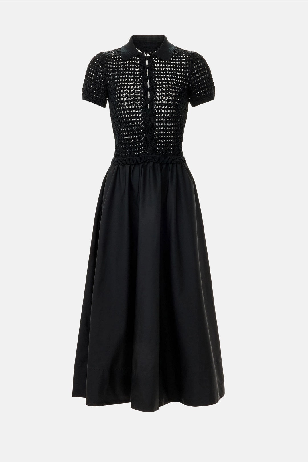 Woven Collared Midi Dress by Polo Ralph Lauren