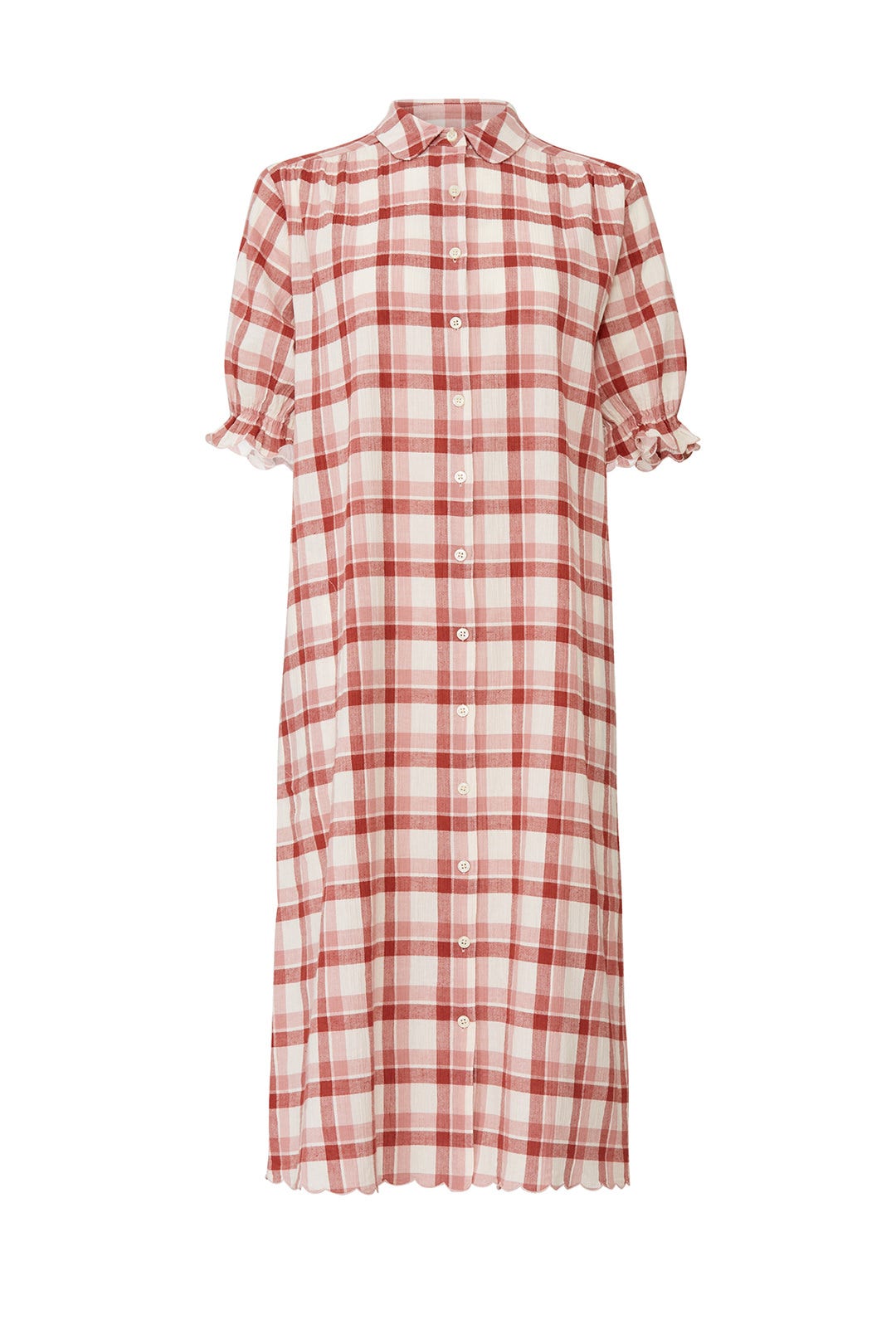 The Scallop Kerchief Dress by The Great. 3