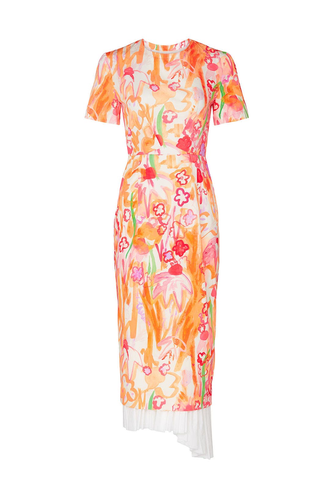 Watercolor Floral Layered Dress by Marni