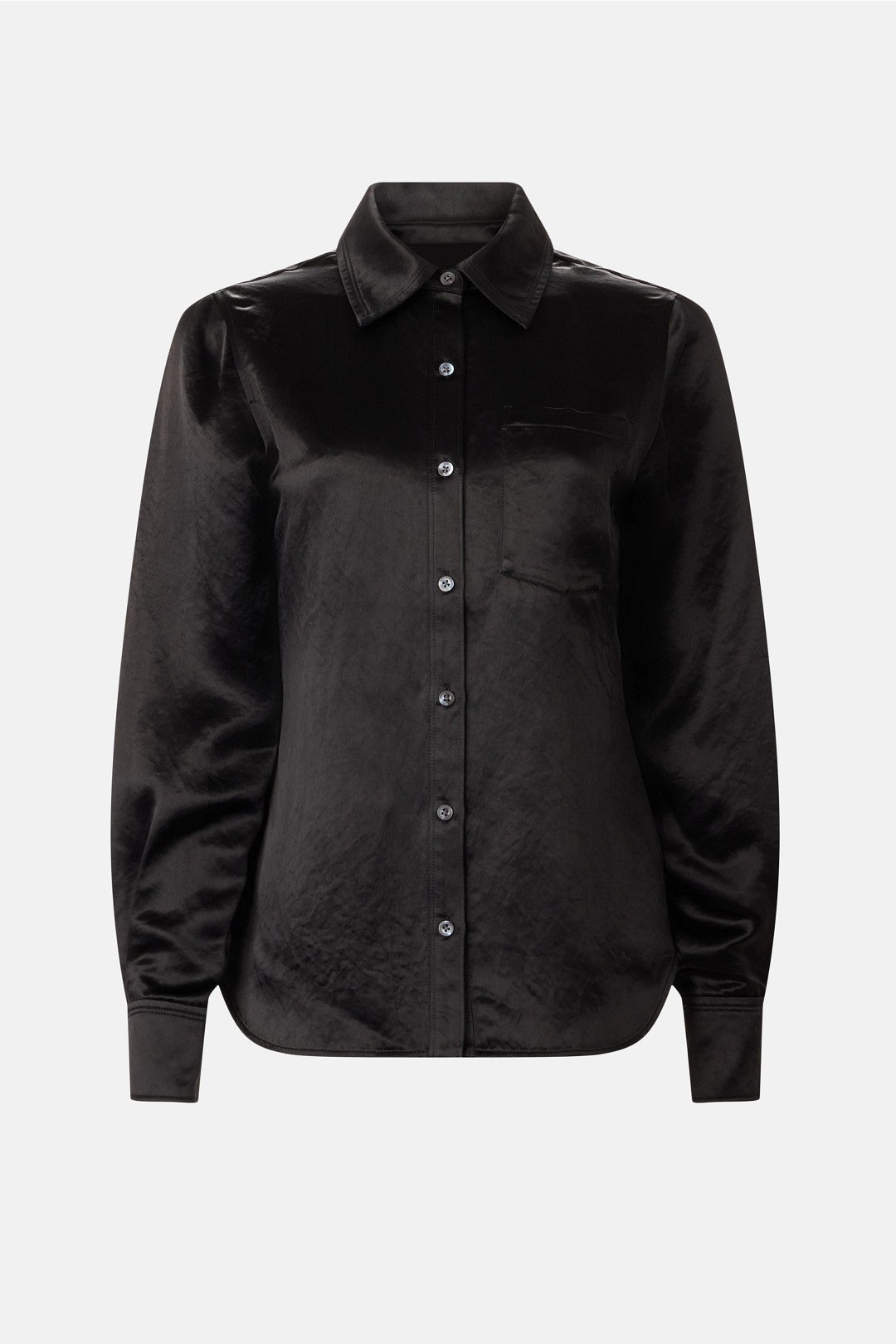 Satin Slim Button Up Shirt by 3.1 Phillip Lim 4