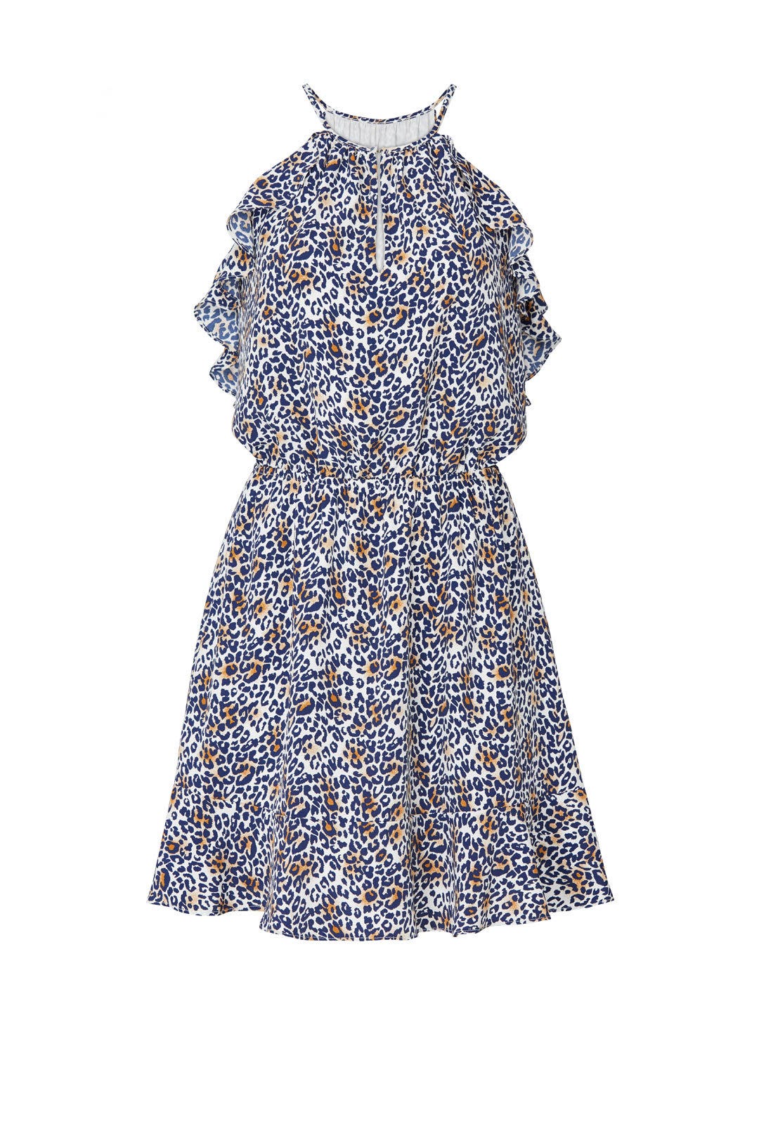 Animal Printed Halter Dress by Slate & Willow 3