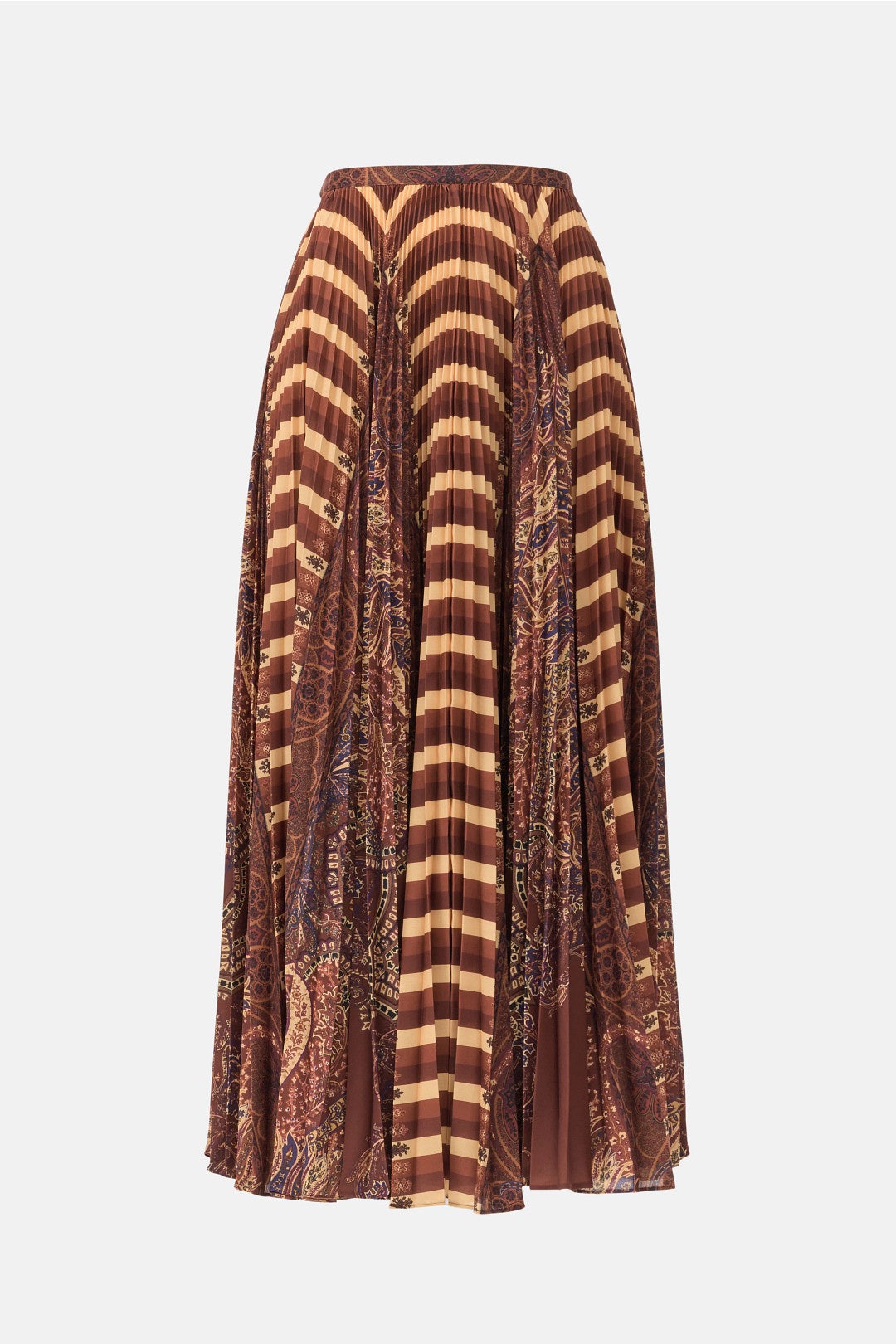 Shayna High Waist Pleated Midi Skirt by Ulla Johnson 4
