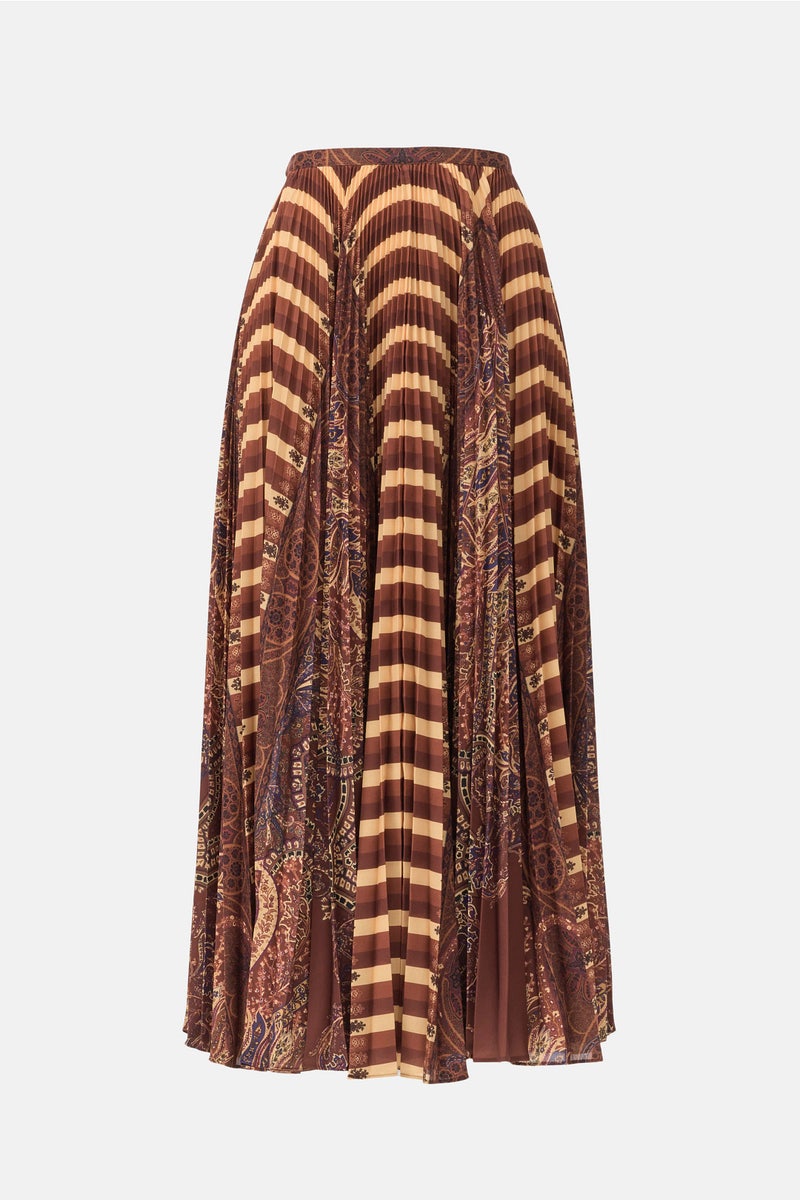 Shayna High Waist Pleated Midi Skirt by Ulla Johnson - Photo 4