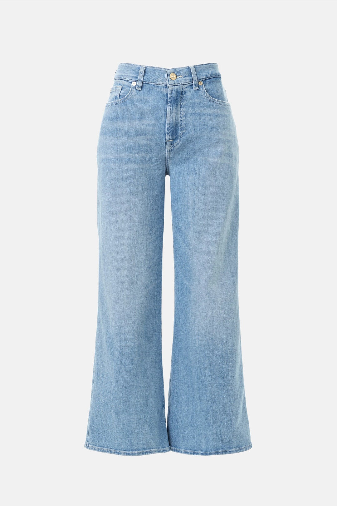 Lotta Ankle Petite Wide Leg Jeans by 7 For All Mankind