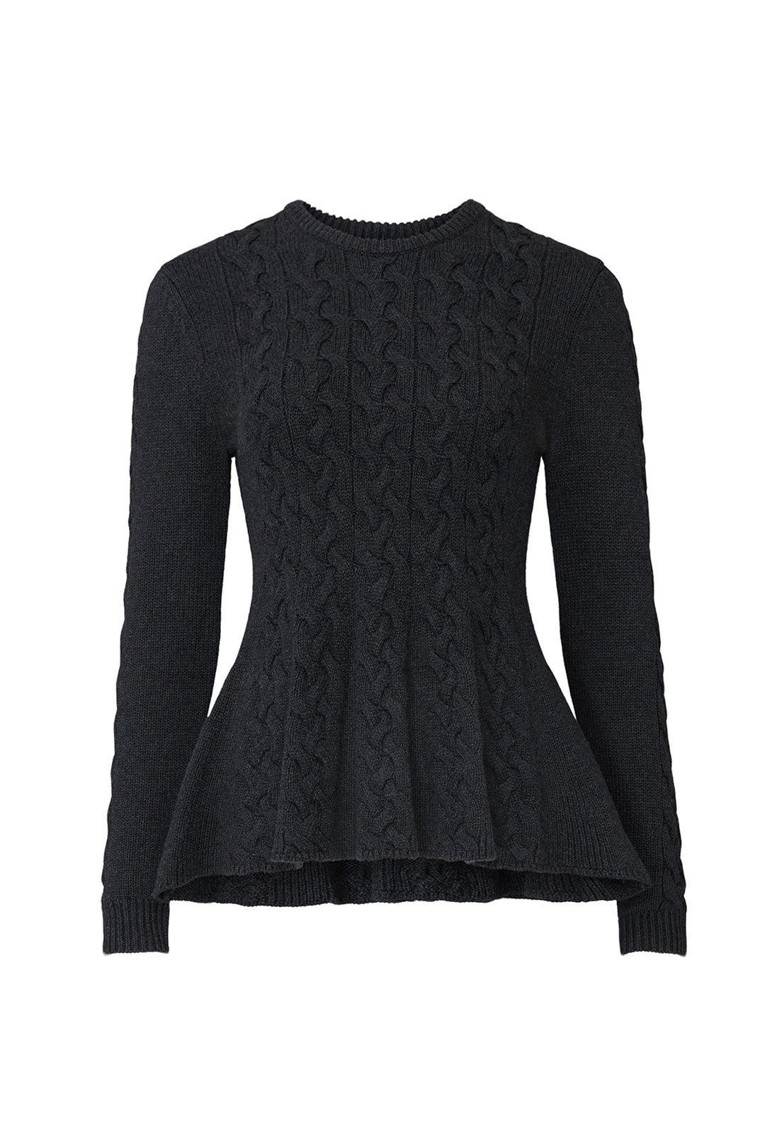 Grey Peplum Sweater by Jason Wu x RTR 4