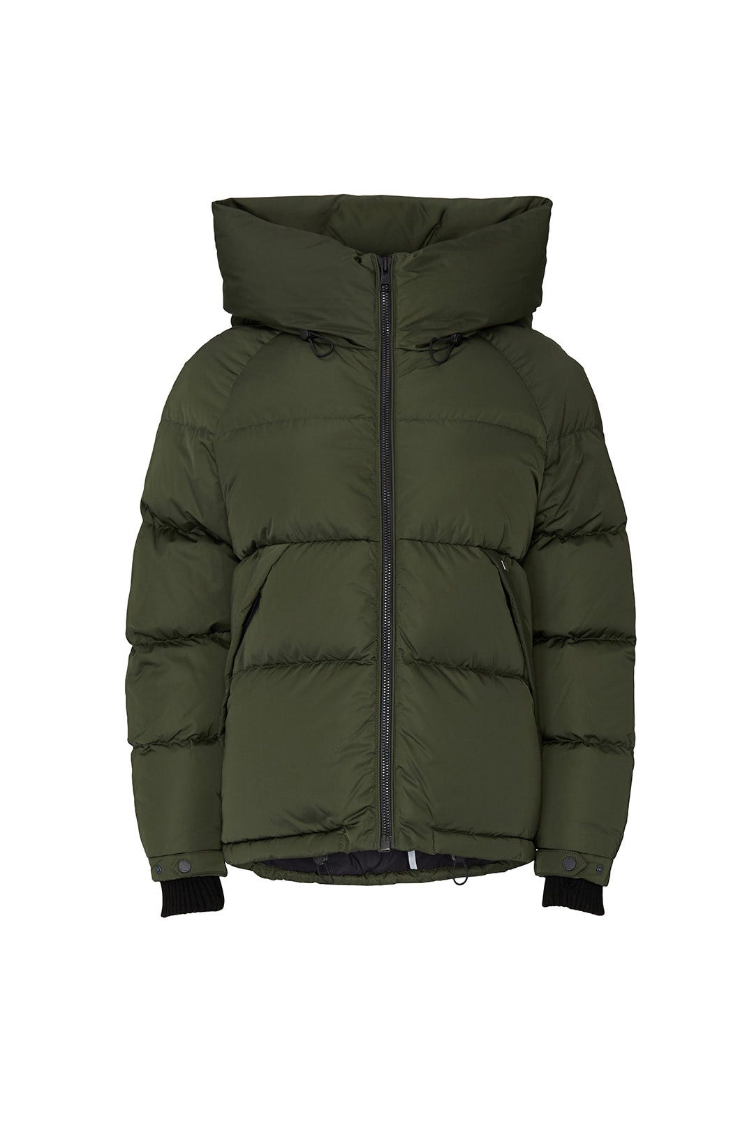 Green Sylivana Puffer Coat by SOIA & KYO 4