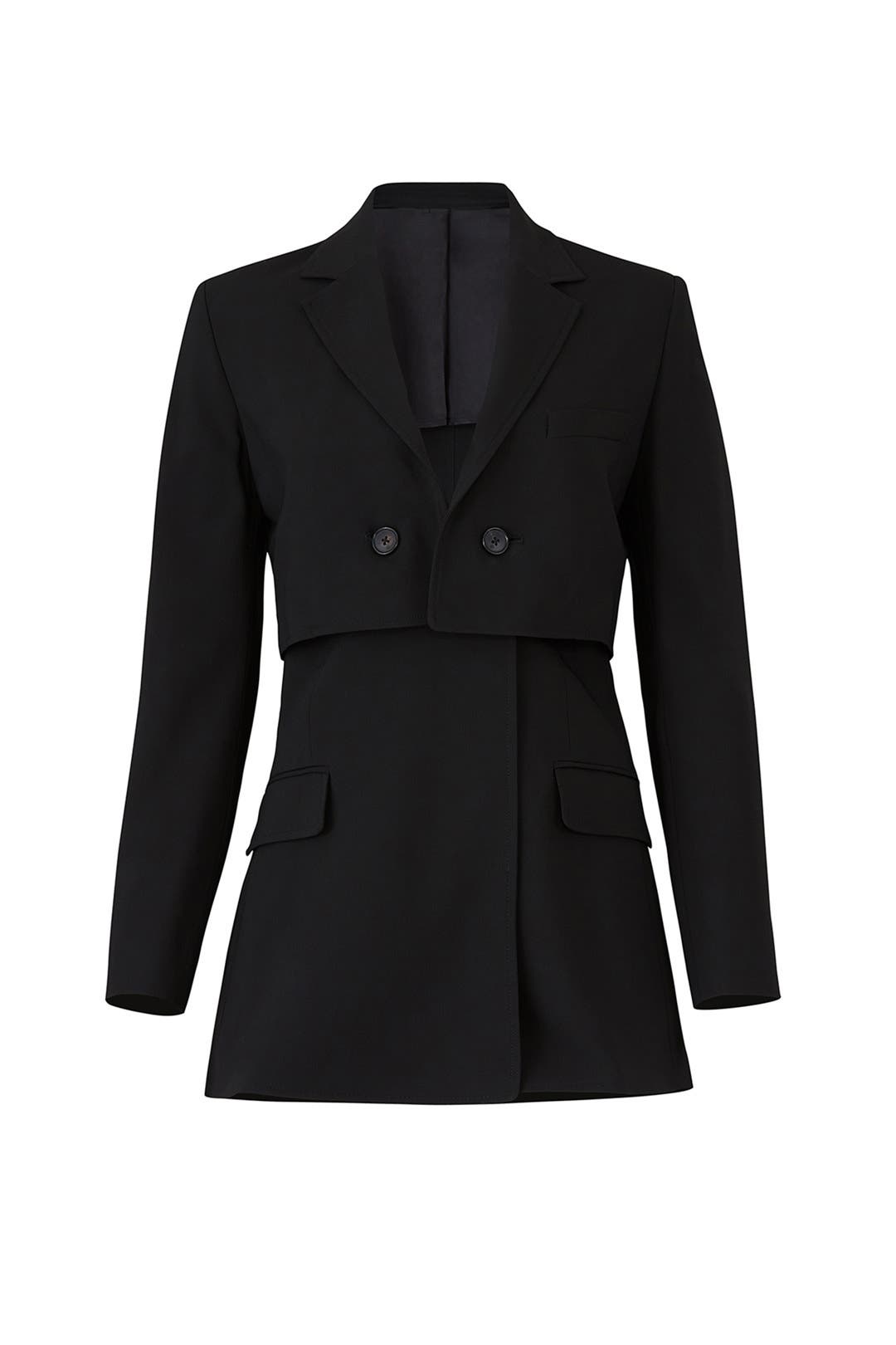 Black Tiered Blazer by 3.1 Phillip Lim for $163 | Rent the Runway