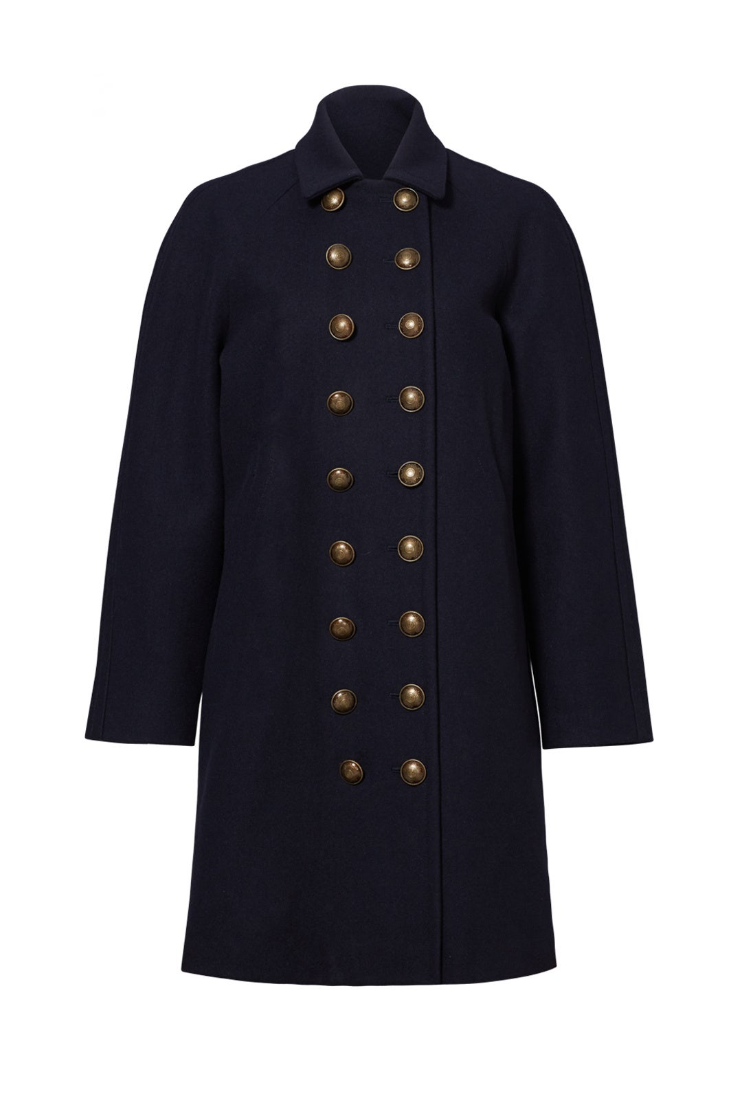 Navy Santo Coat by Rebecca Minkoff