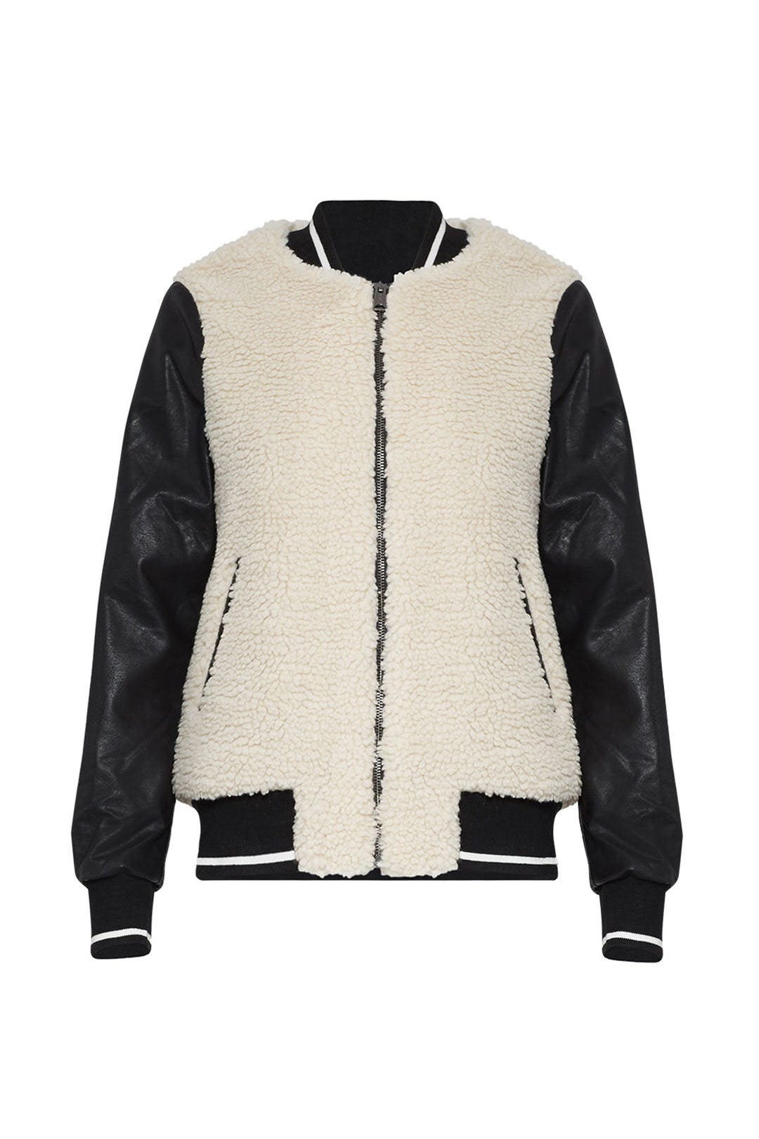 Smythe Faux Fur Bomber by Saylor 3