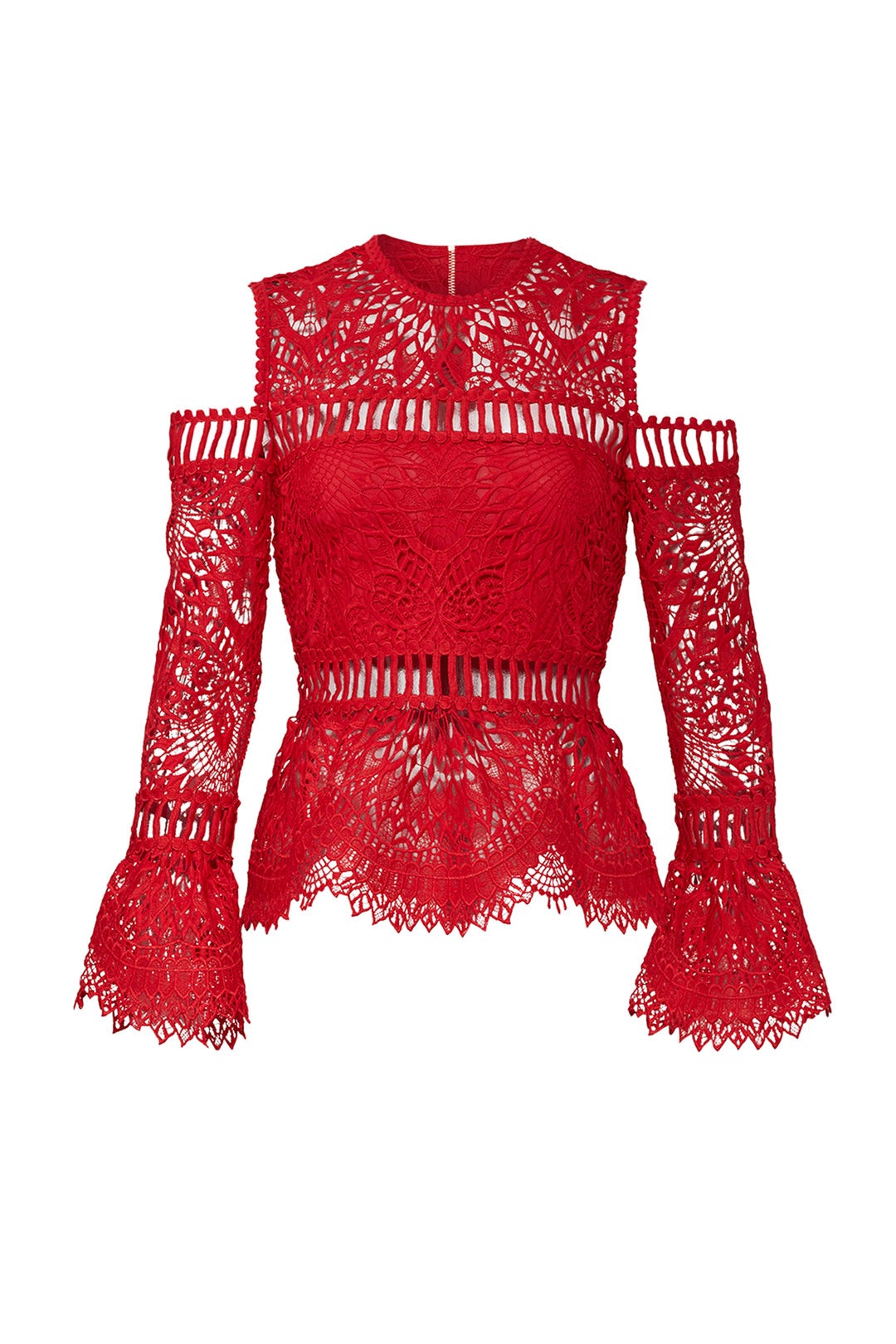 Red Dillon Blouse by Saylor 3