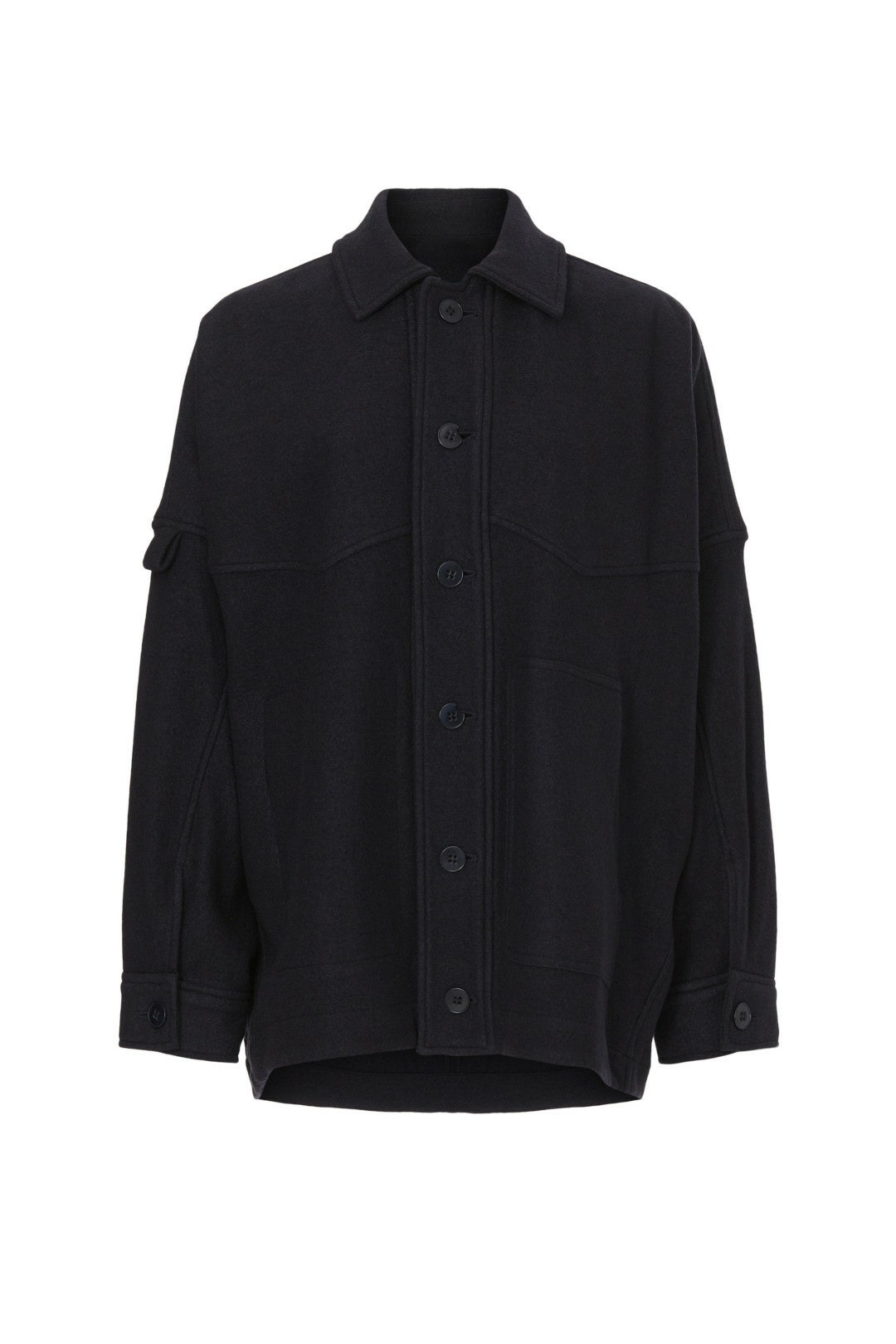 Oversized Western Shirt Jacket by Tibi 4