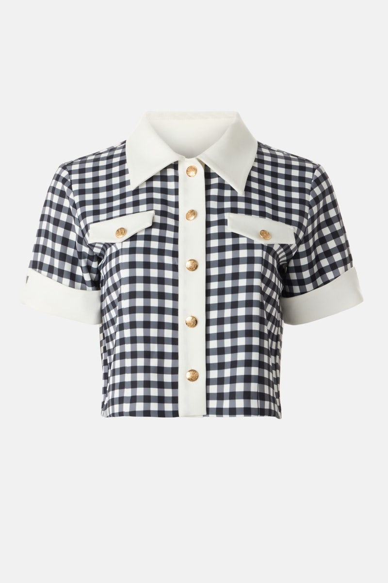 Gingham Emery Top by Alexia Admor - Photo 4