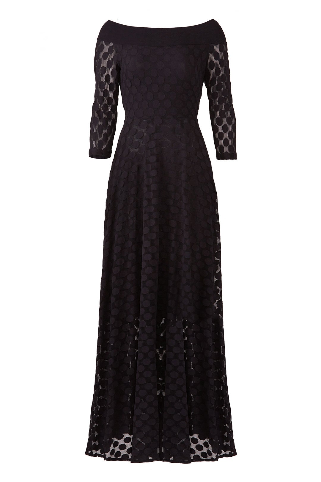 Black Dot Gown by Fuzzi Rent the Runway