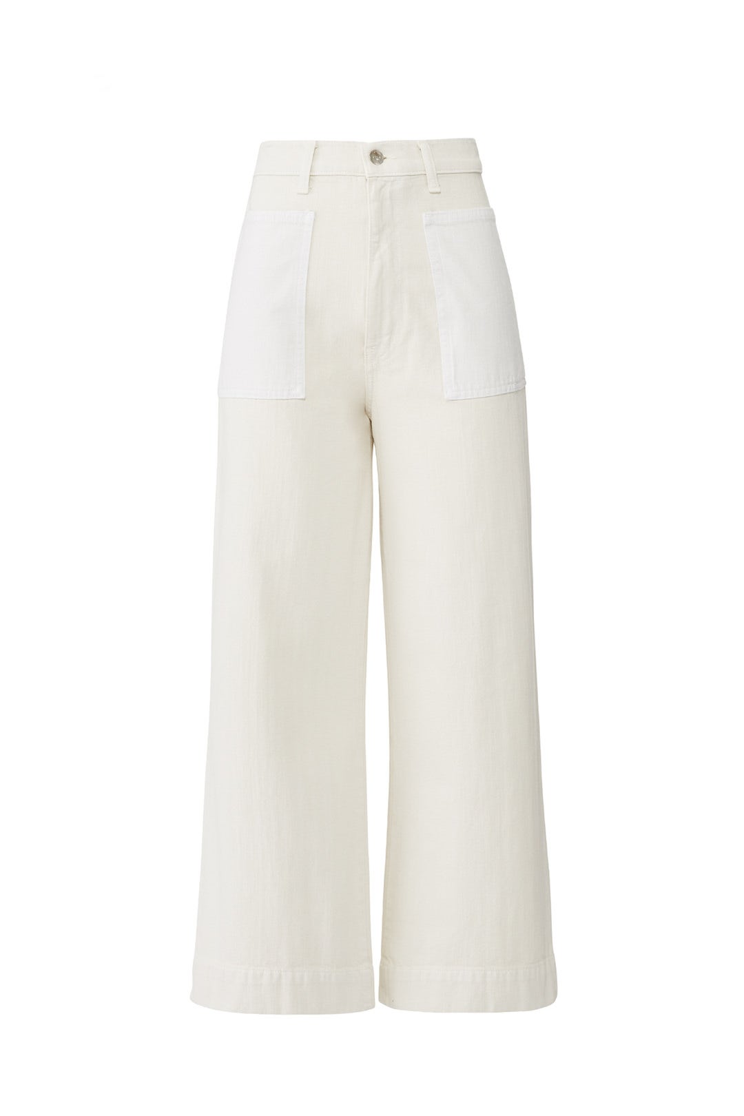 White Denim Culottes by Proenza Schouler White Label 3