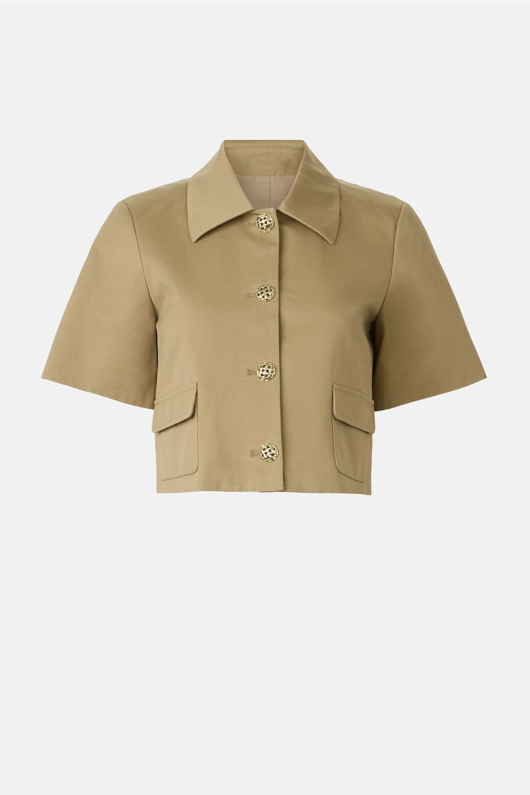 Short Sleeve Twill Jacket by Adam Lippes x RTR 4