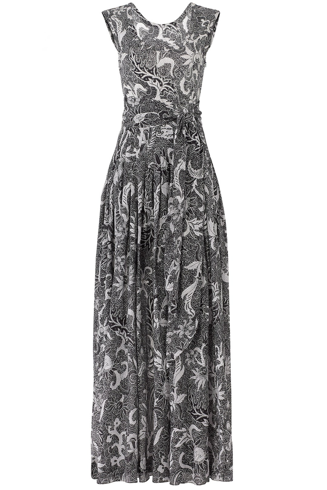 Serret Black Pleat Maxi by Diane von Furstenberg 3