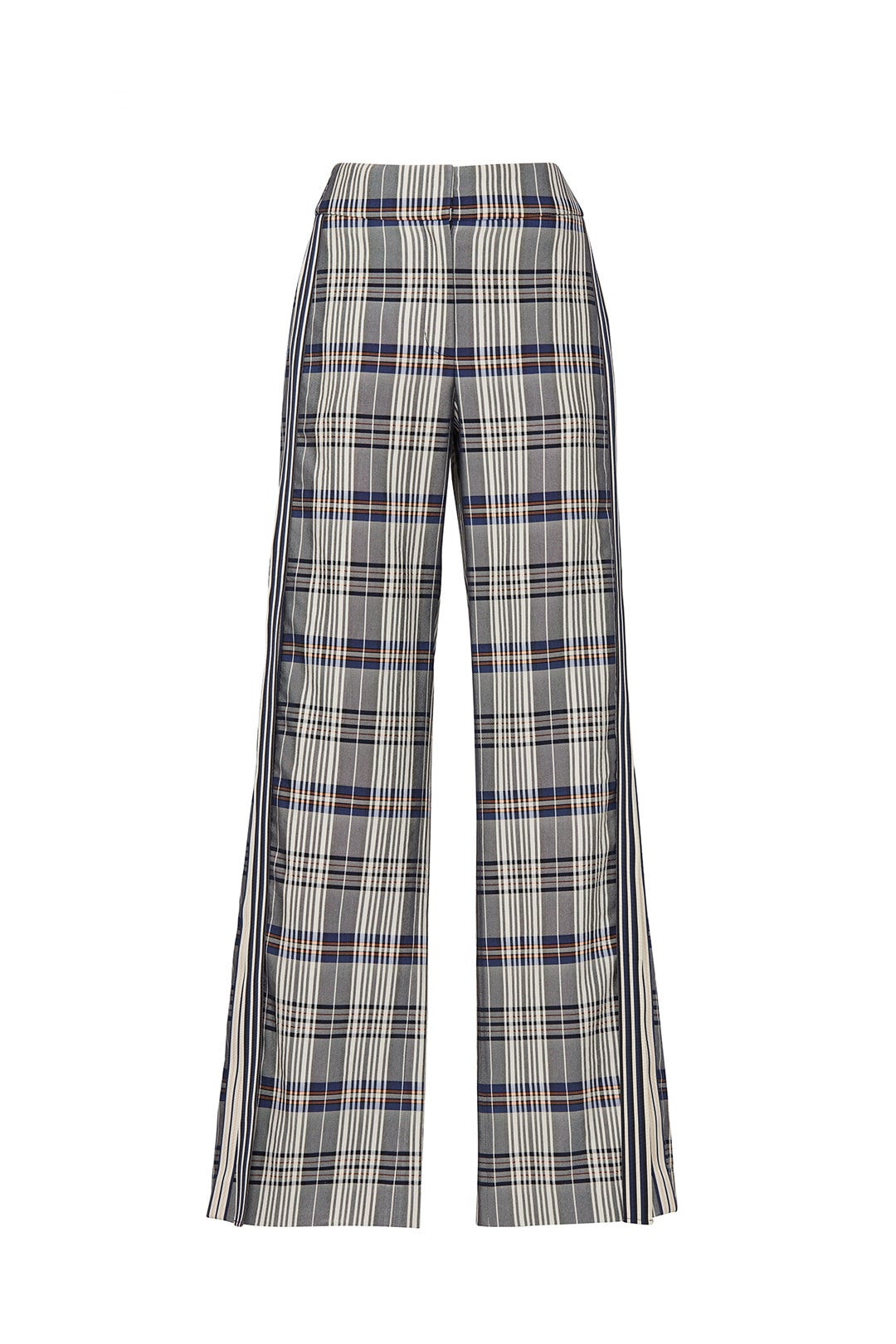 Racing Stripe Vintage Plaid Pants by Monse