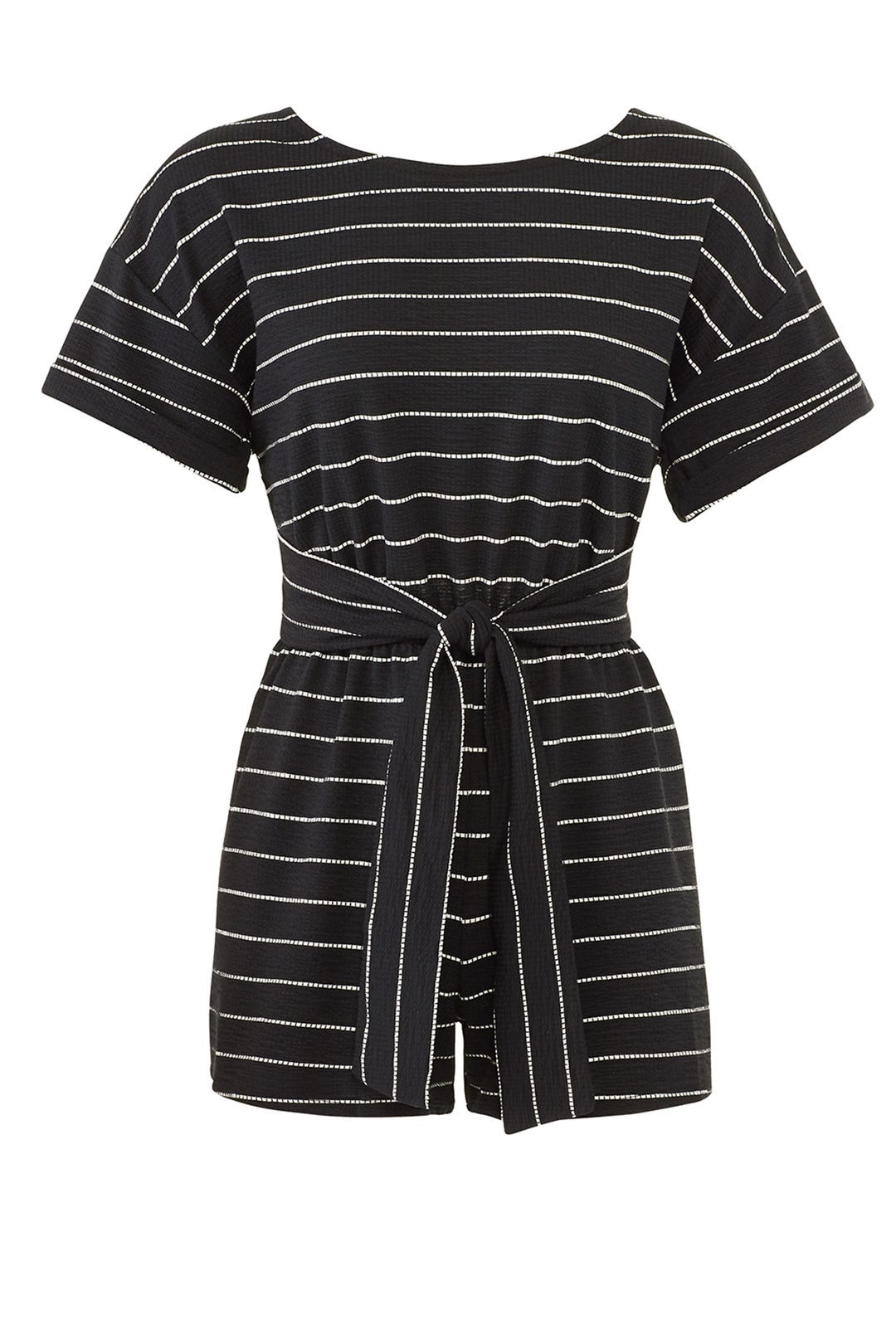 Cross Back Knit Romper by Moon River