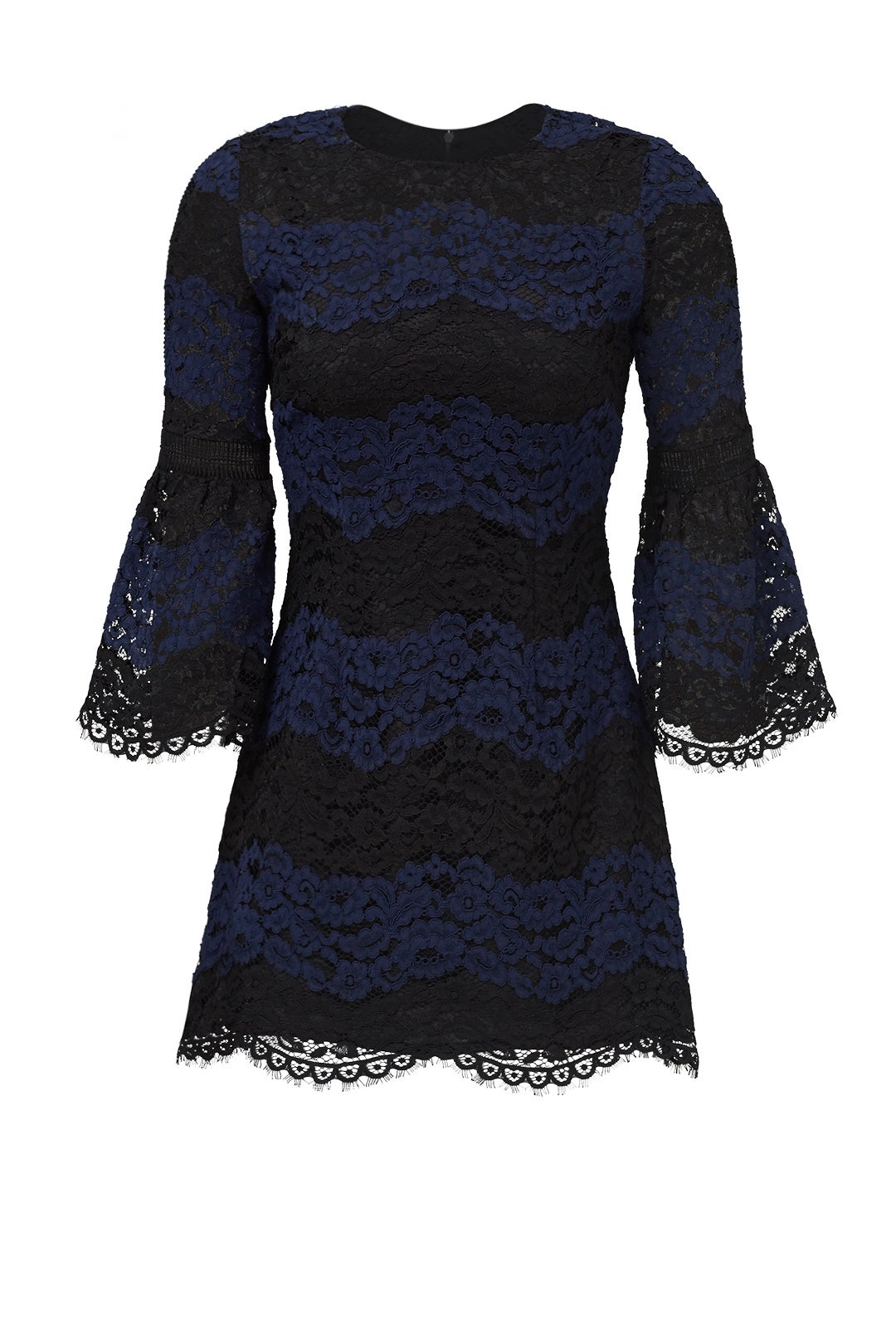 Wavy Stripe Bell Sleeve Dress by Cynthia Rowley 3