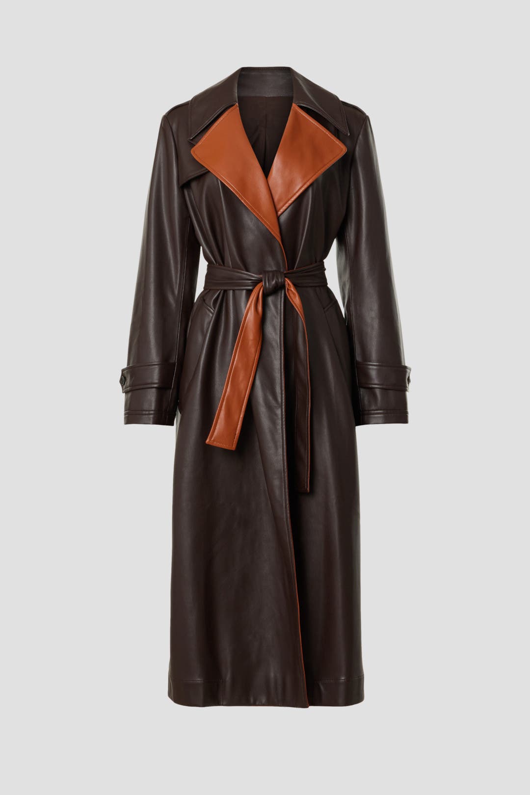 Faux Leather Trench Coat by Derek Lam 10 Crosby x RTR | Rent the