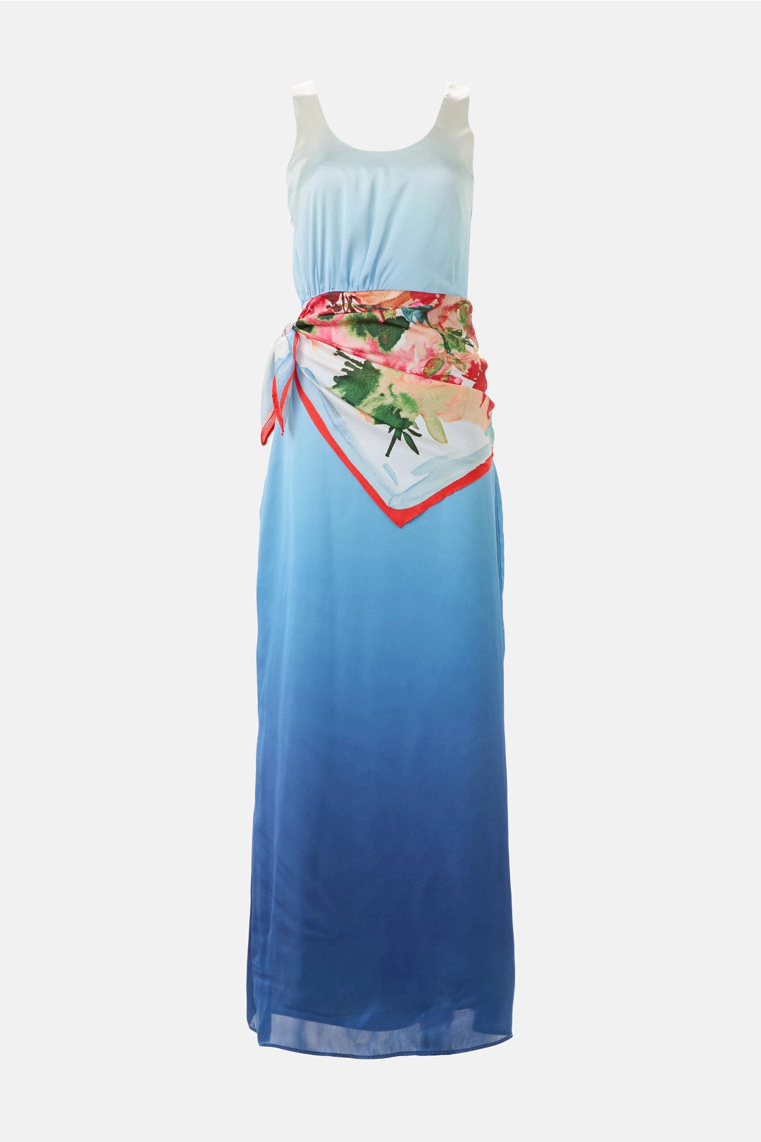 Scarf Tie Side Dress by Jewel x Badgley Mischka