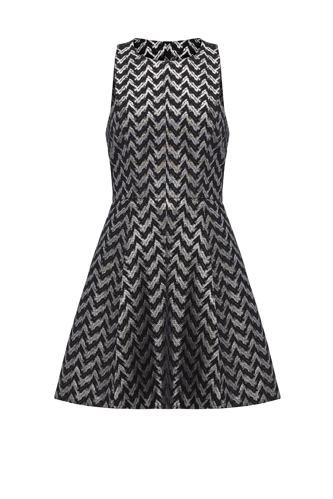 Silver Chevron Columbia Dress by LIKELY 3