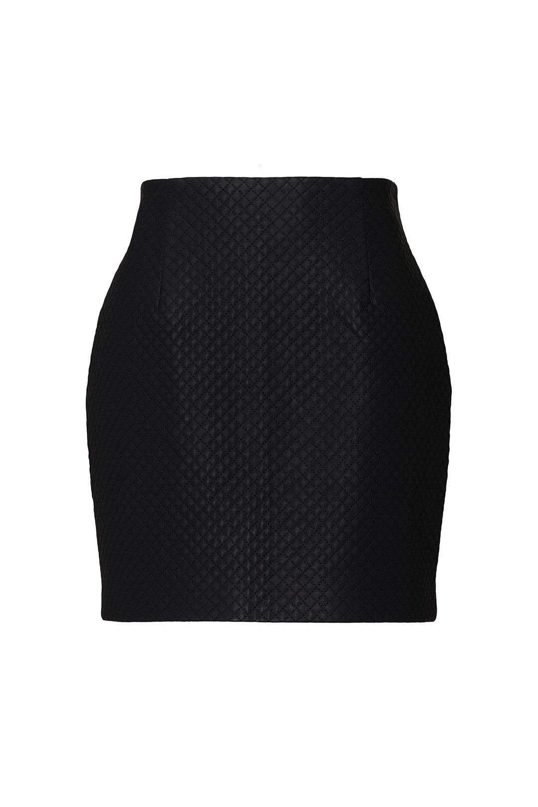 Quilted Faux Leather Skirt by Louna 4