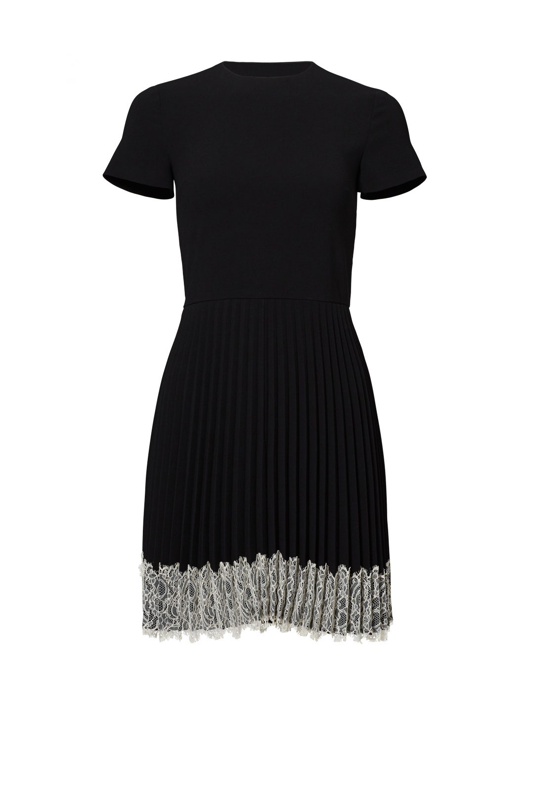 Black Pleated Tea Dress by RED Valentino 3