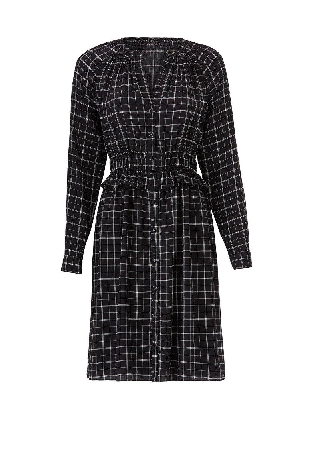Long Sleeve Plaid Dress by Rebecca Taylor NYC 3