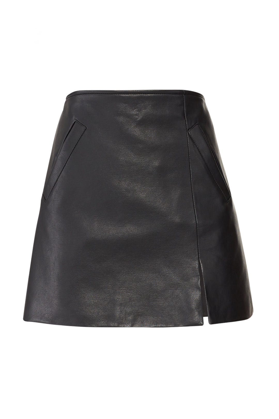 Latch On Faux Leather Mini Skirt by BLANKNYC 3